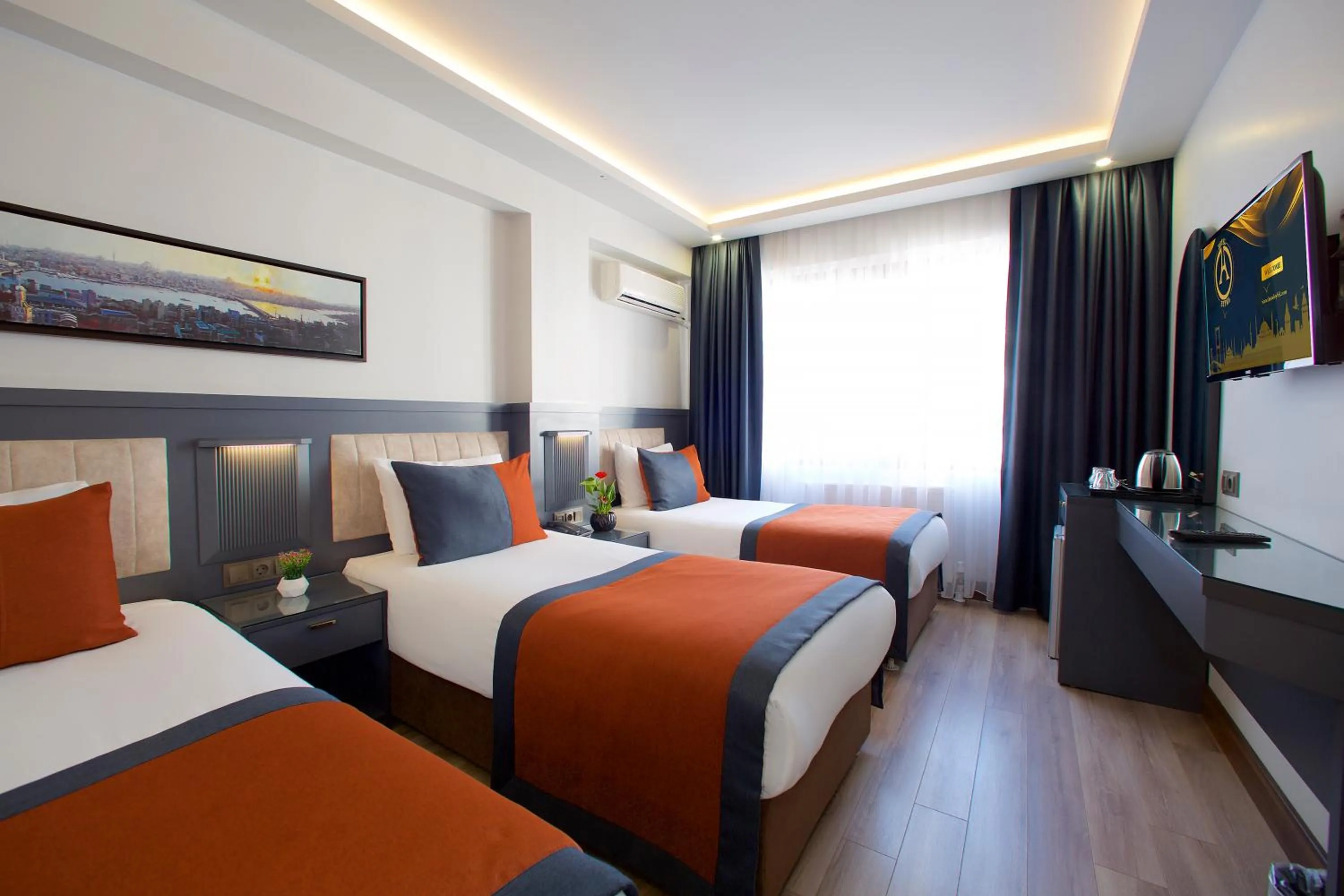 Photo of the whole room, Bed in Hotel Eyfel