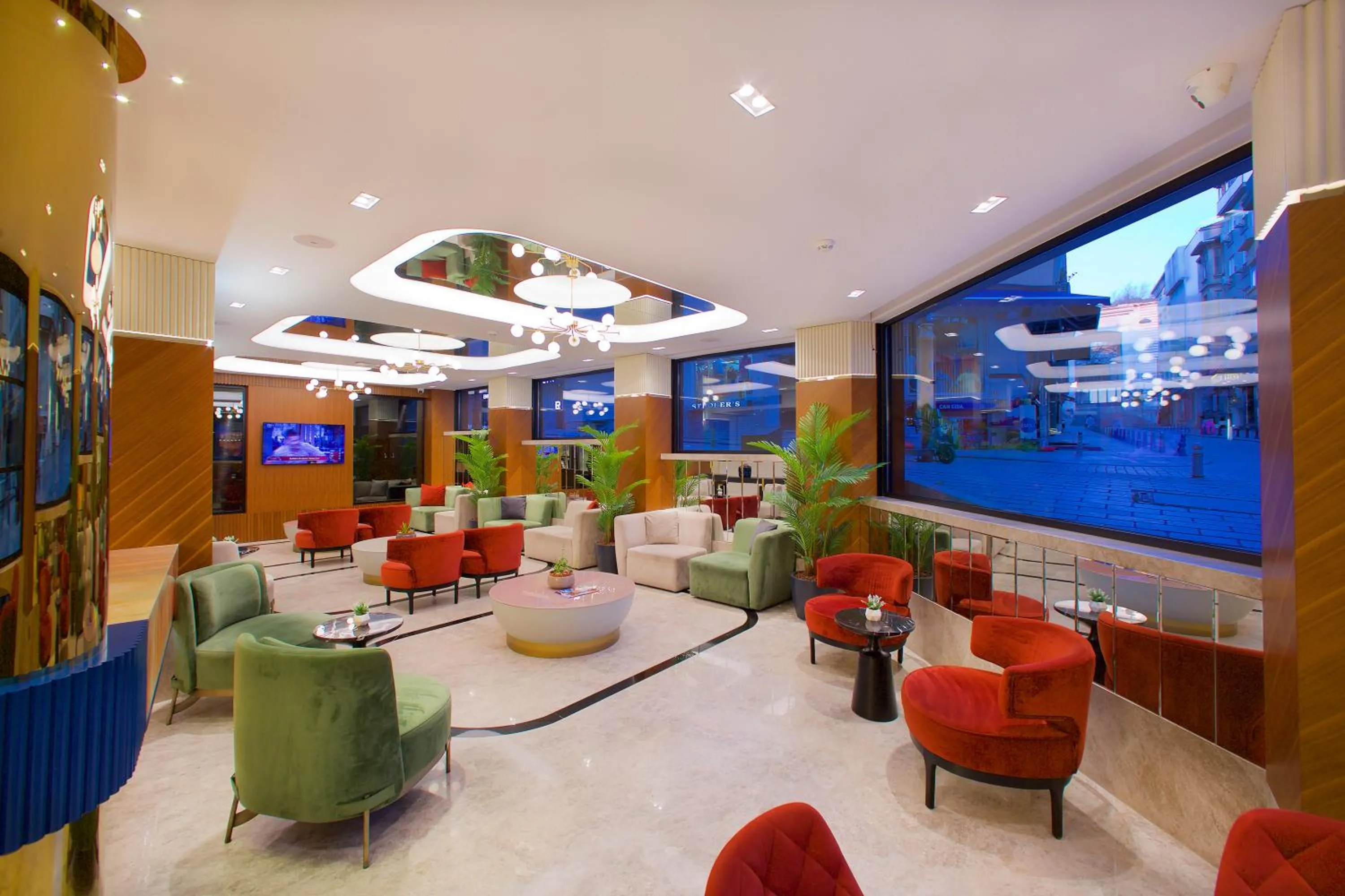 Lobby or reception in Hotel Eyfel