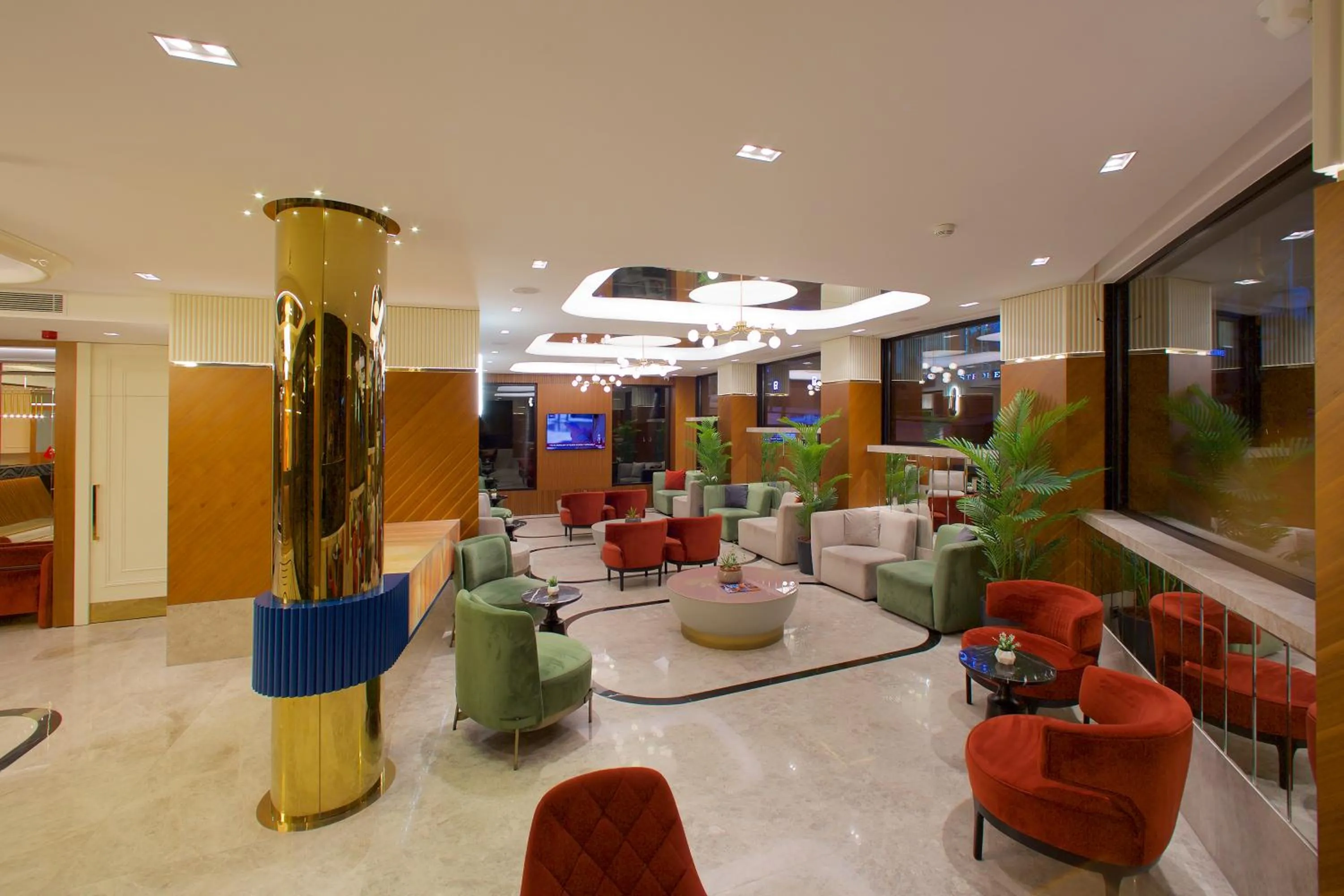 Lobby or reception in Hotel Eyfel