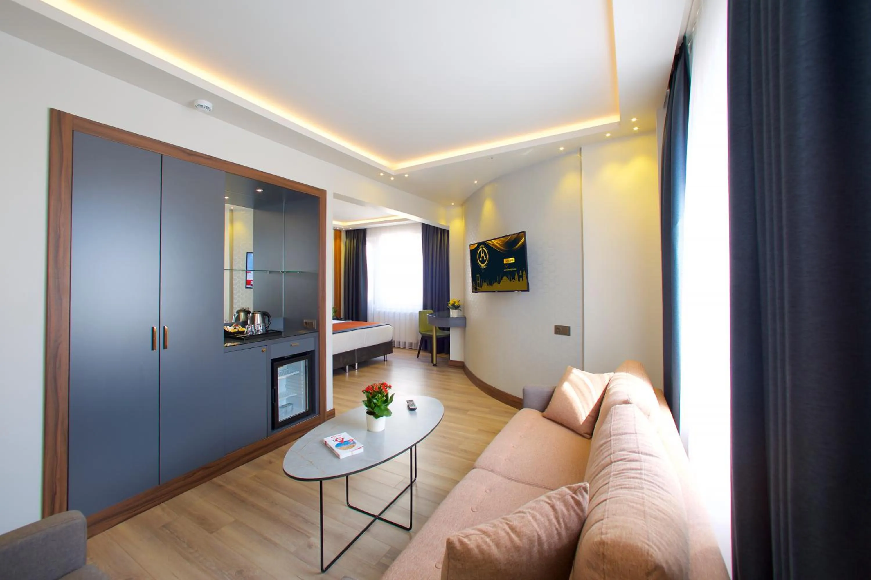 Seating area in Hotel Eyfel