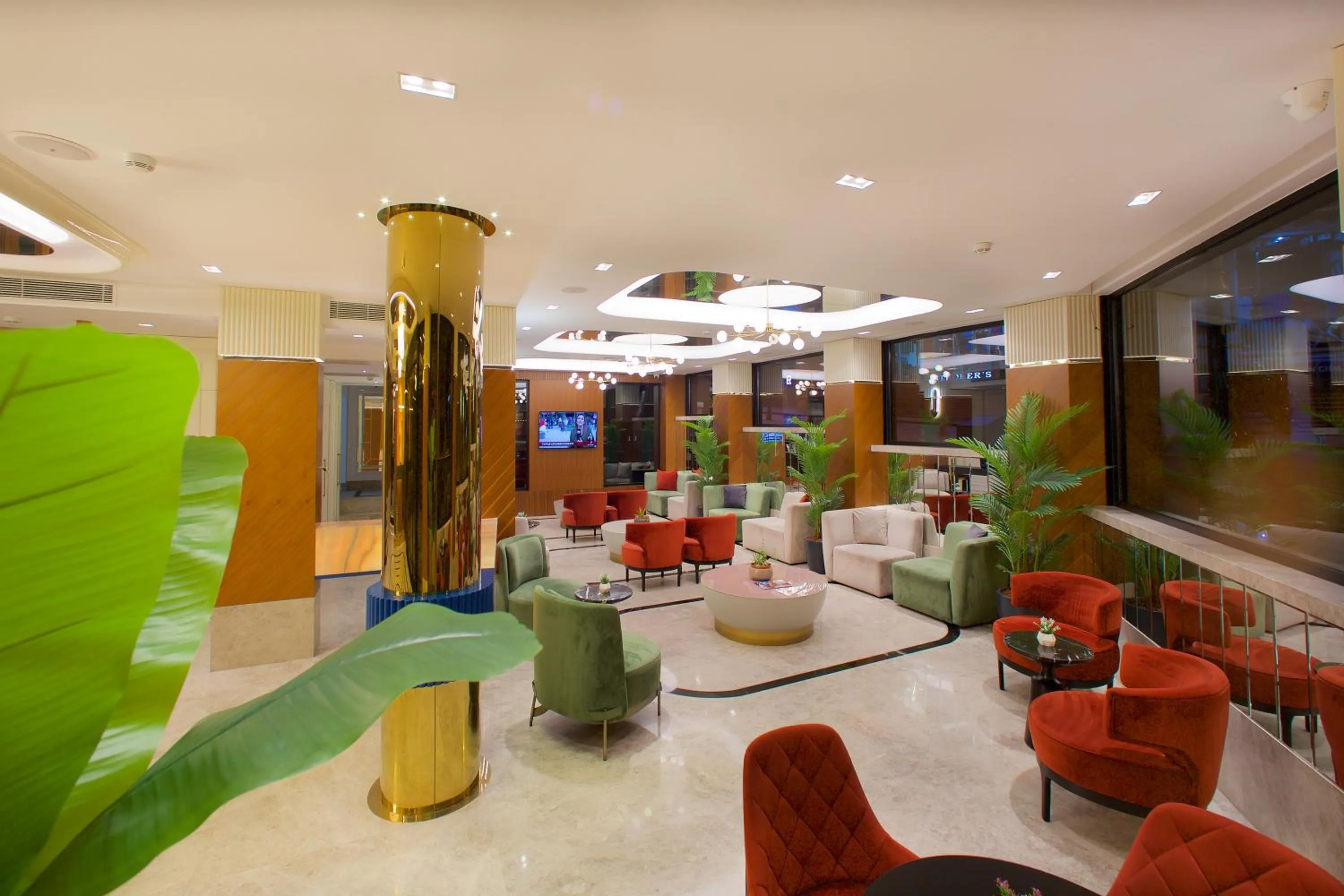 Lobby or reception in Hotel Eyfel