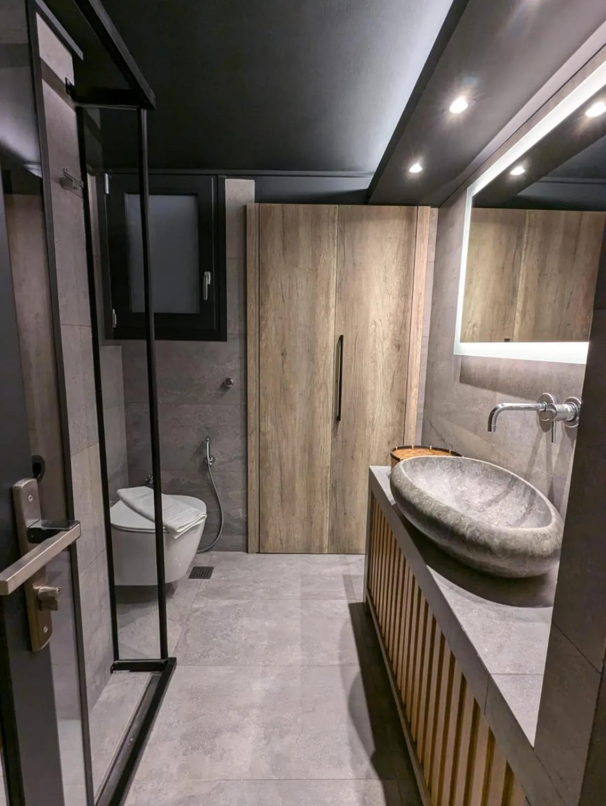 Bathroom, Bed in Be My Guest Athens