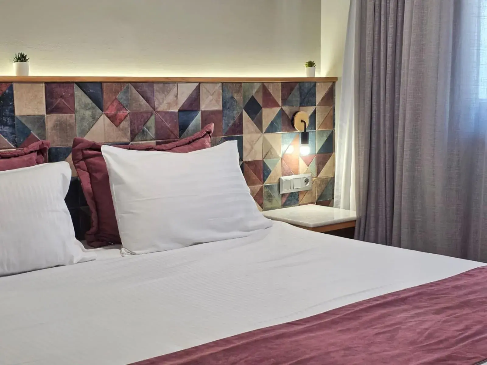 Bed in Be My Guest Athens Bed in Be My Guest Athens