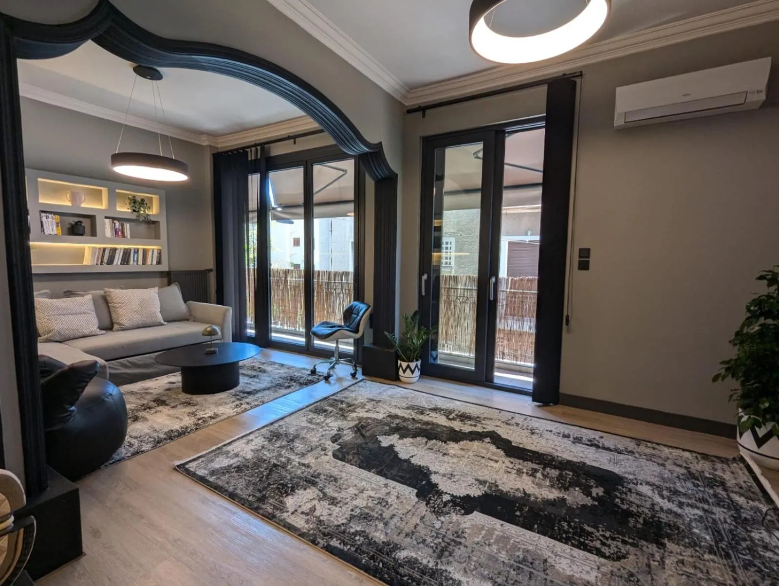 Living room, Bed in Be My Guest Athens