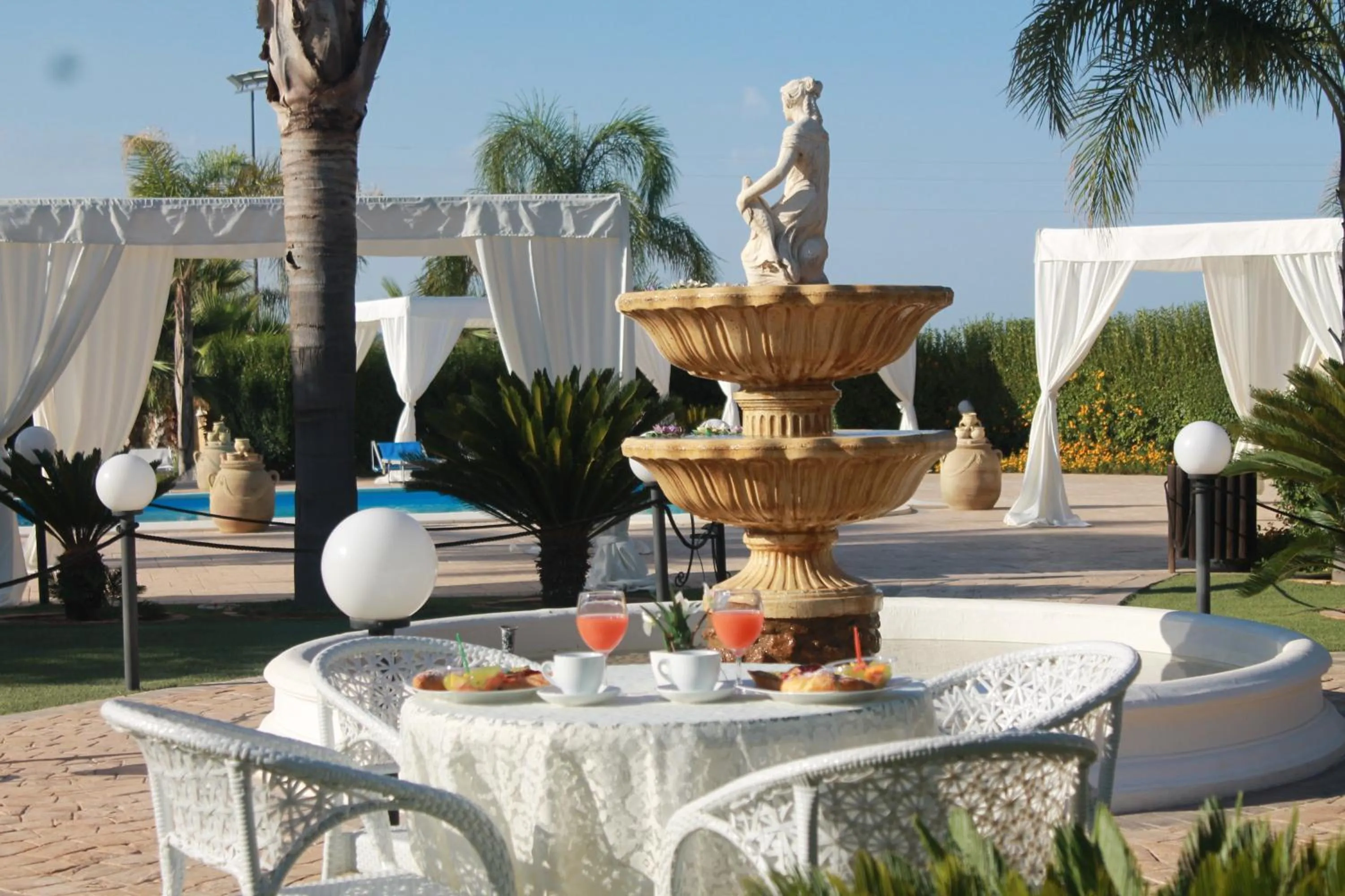 Garden view in Villa Alisia