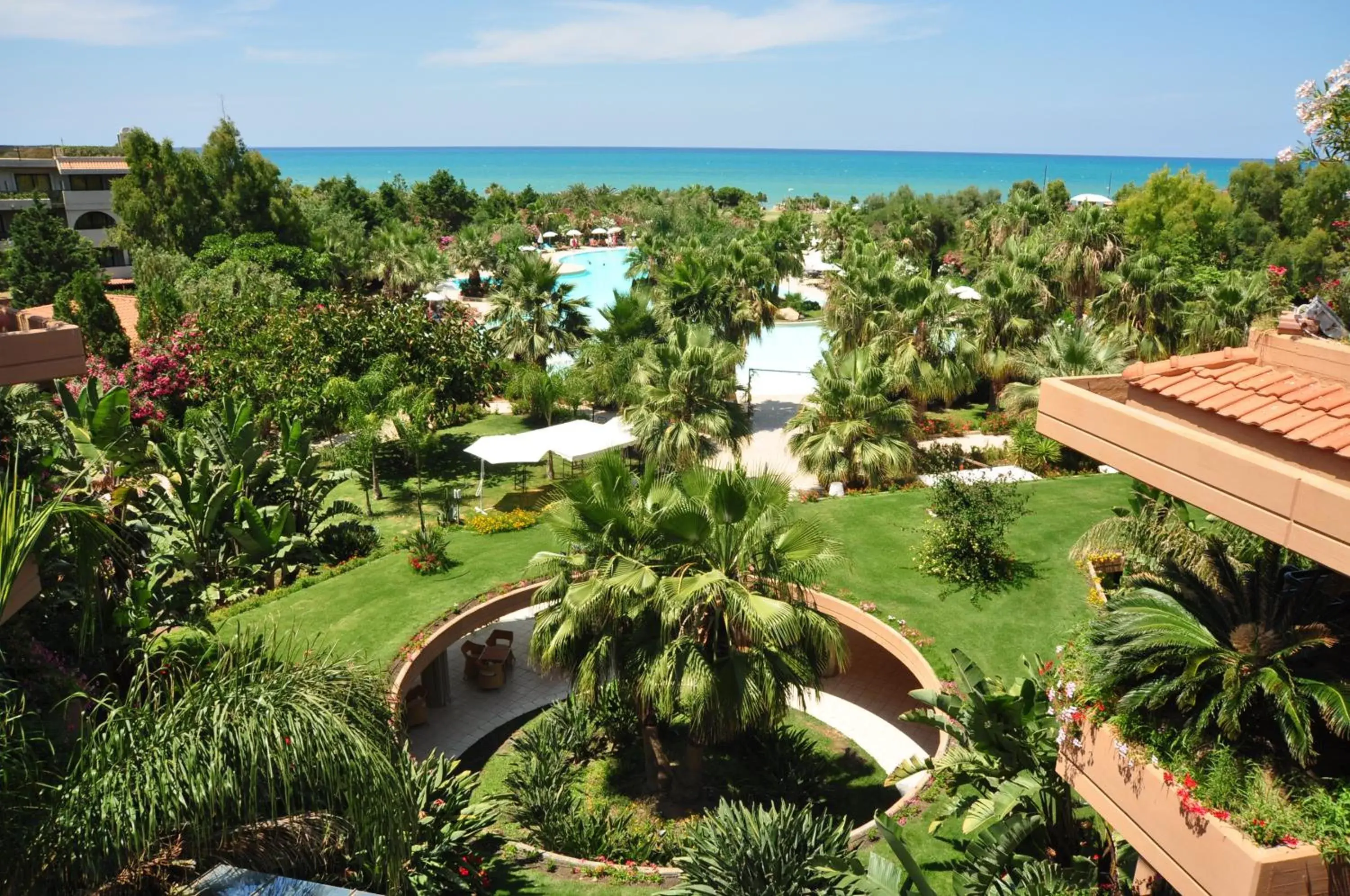 Bird's eye view in Acacia Resort Parco Dei Leoni Bird's eye view in Acacia Resort Parco Dei Leoni