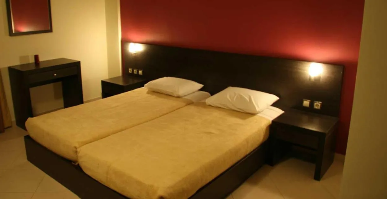 Bed in Studios Karavos