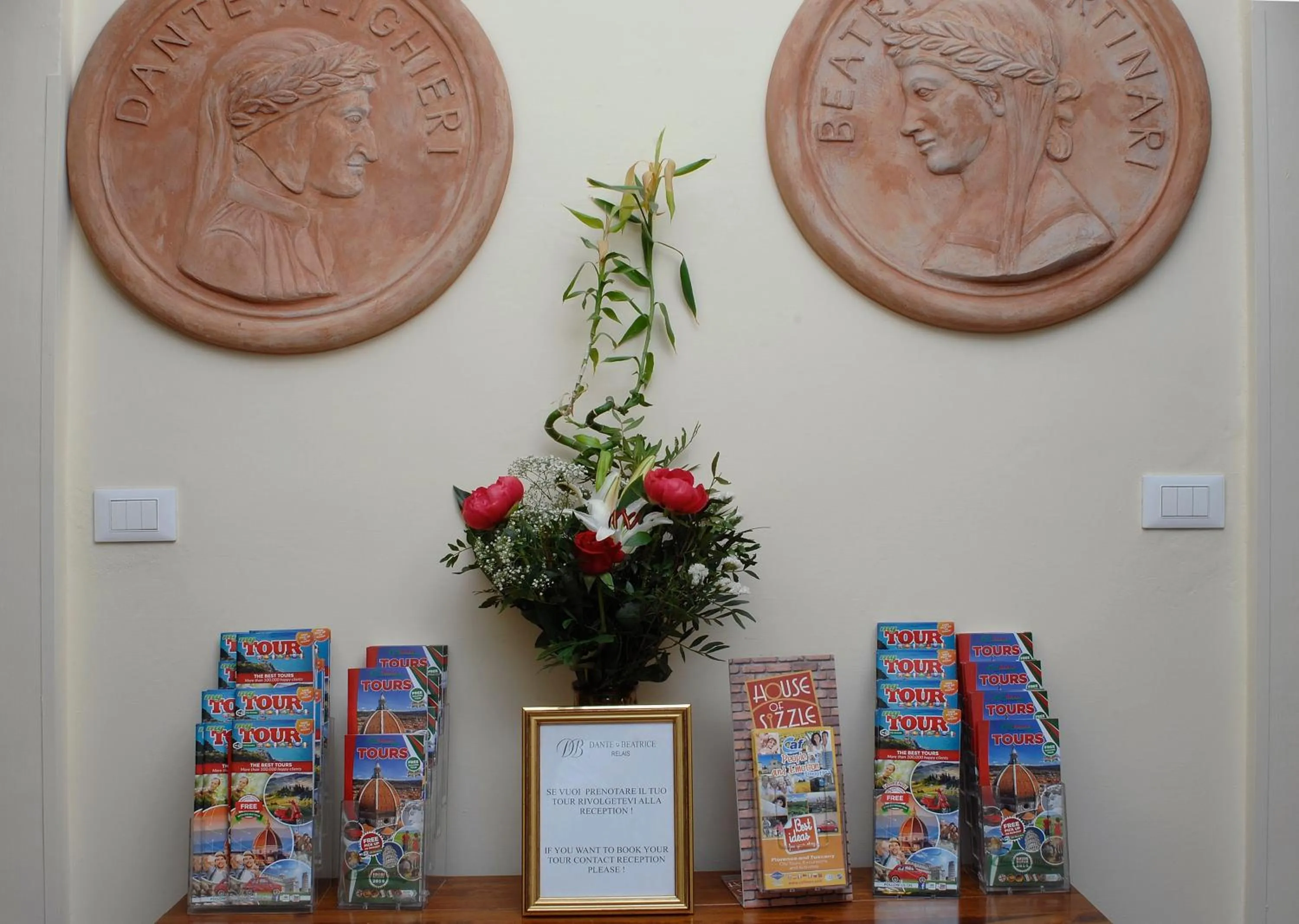 Seating area in Relais Dante e Beatrice