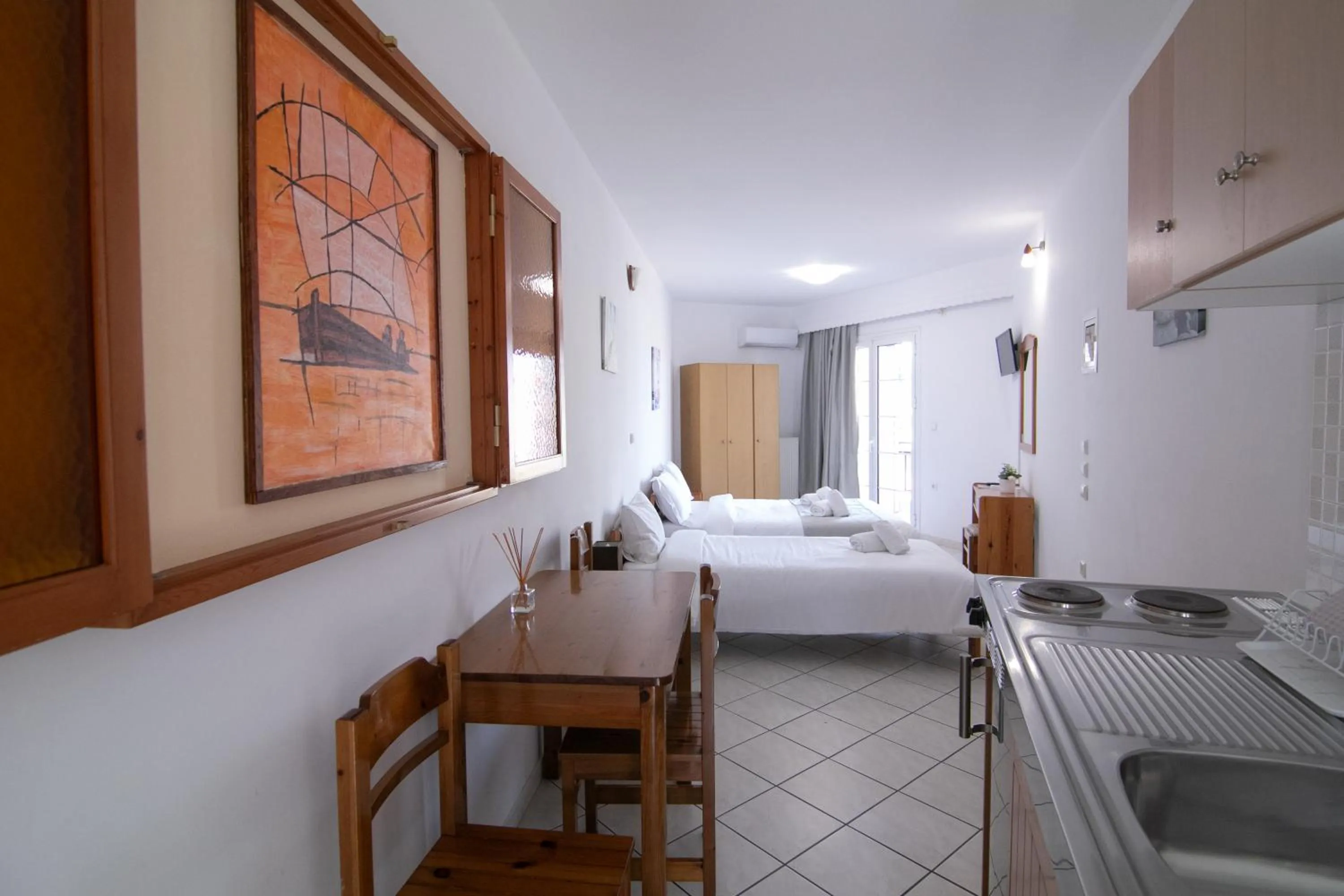 Bed in Malvasia Corner Studios - ex Romeo's House