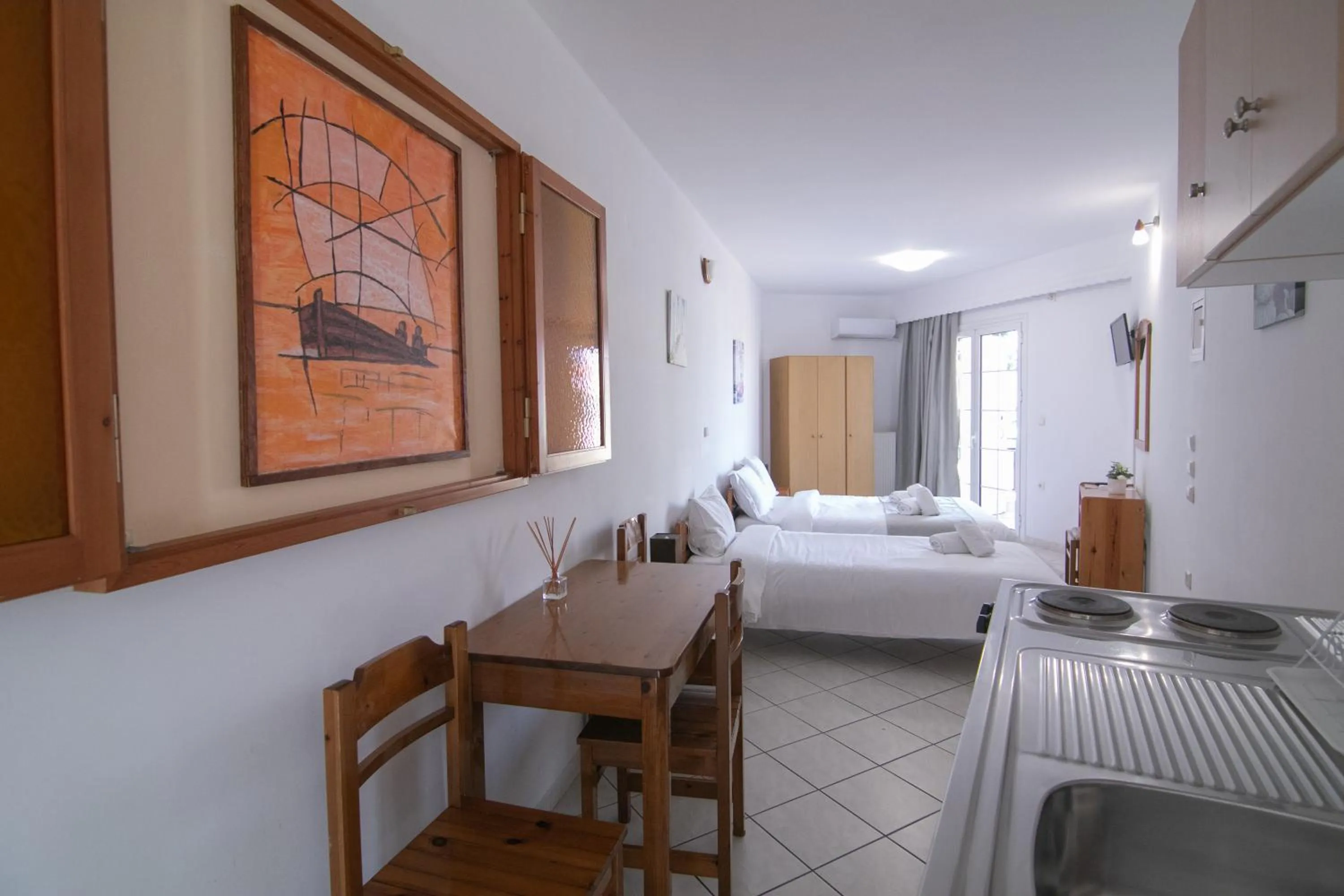 Bed in Malvasia Corner Studios - ex Romeo's House