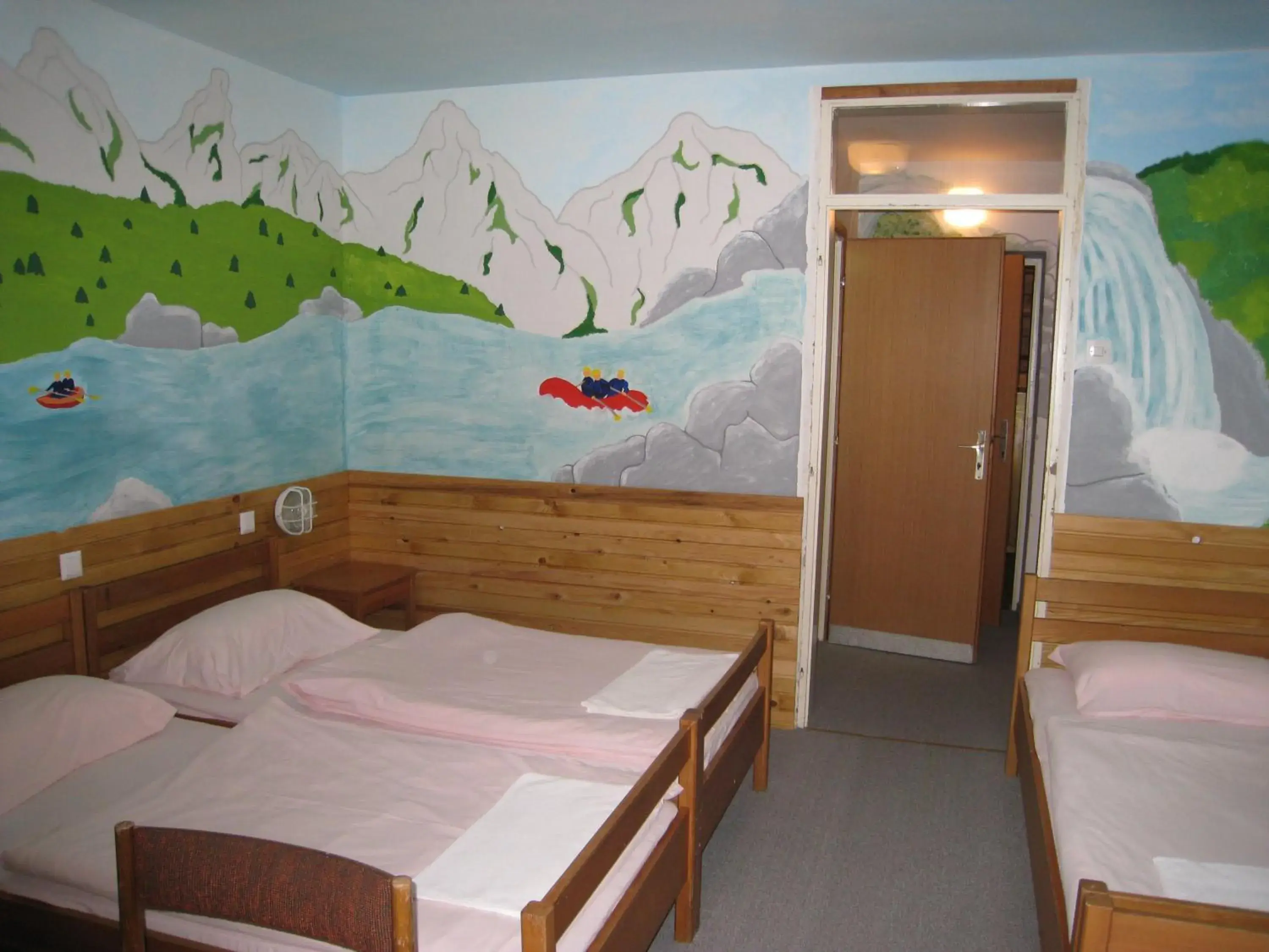 Quadruple Room with Private Bathroom in Hostel pod Voglom Quadruple Room with Private Bathroom in Hostel pod Voglom