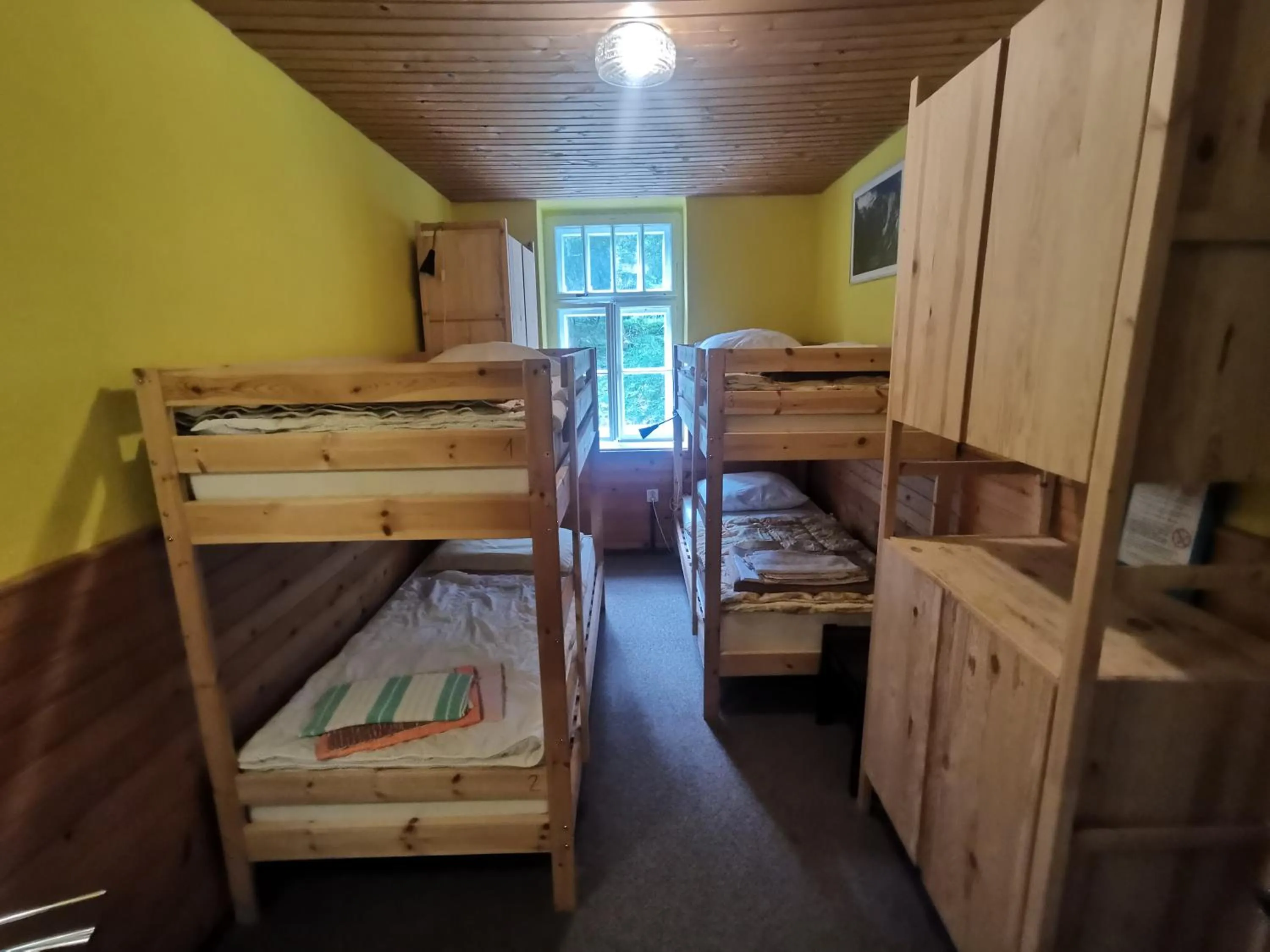 bunk bed, Bed in Hostel pod Voglom