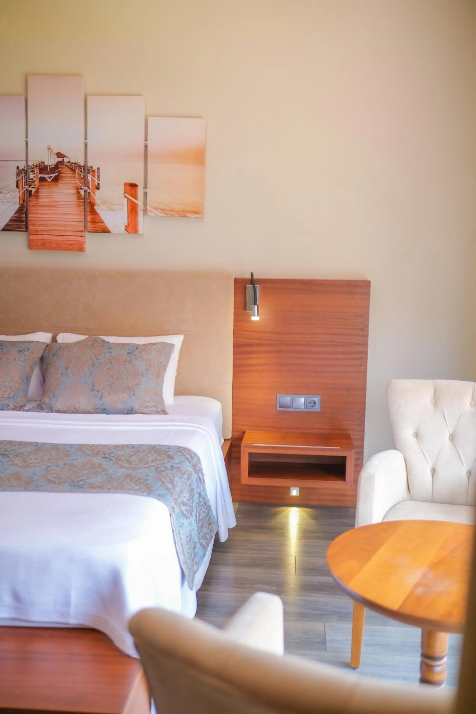 Bed in Göcek Centre Hotel