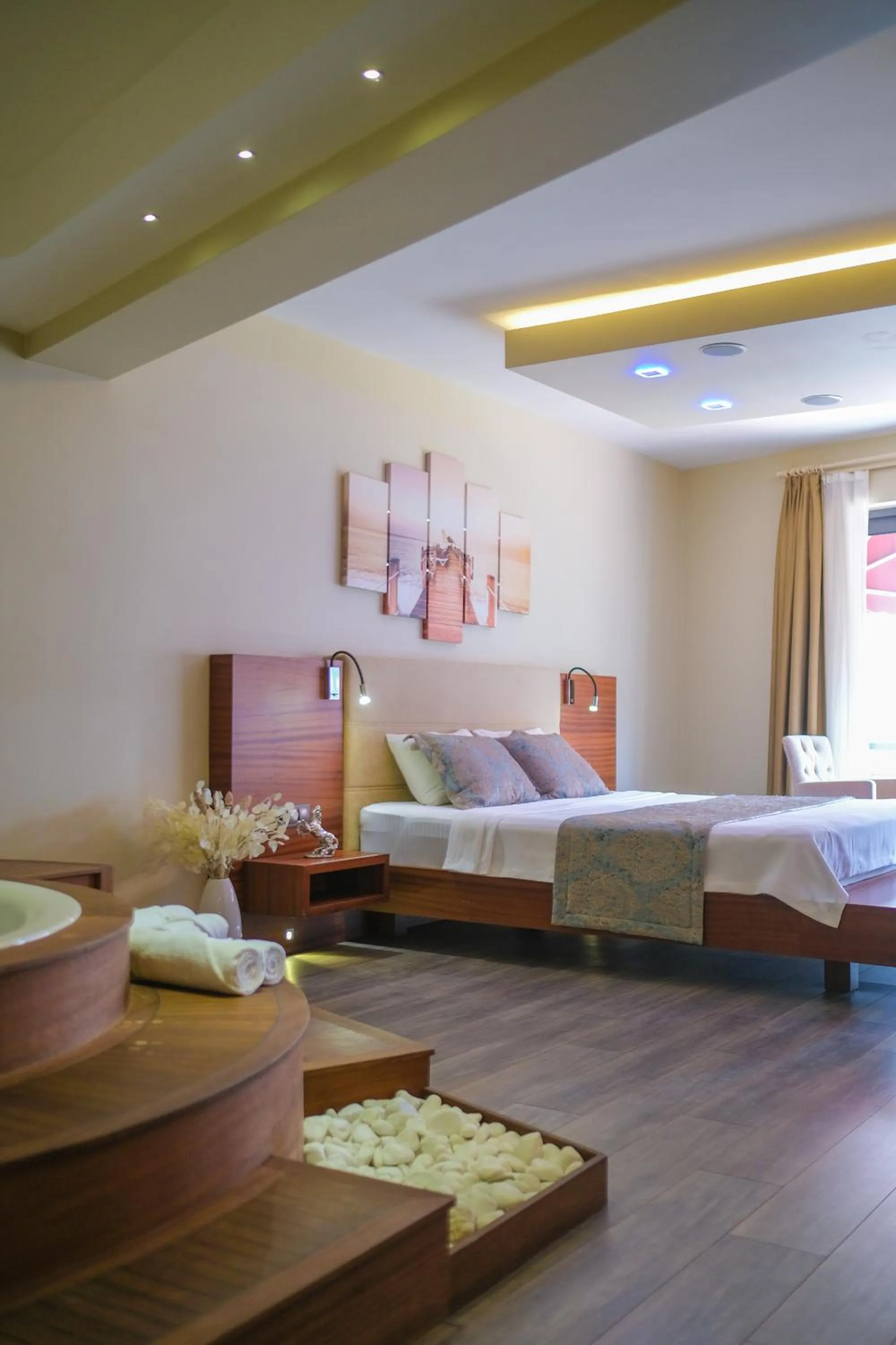 Bed in Göcek Centre Hotel