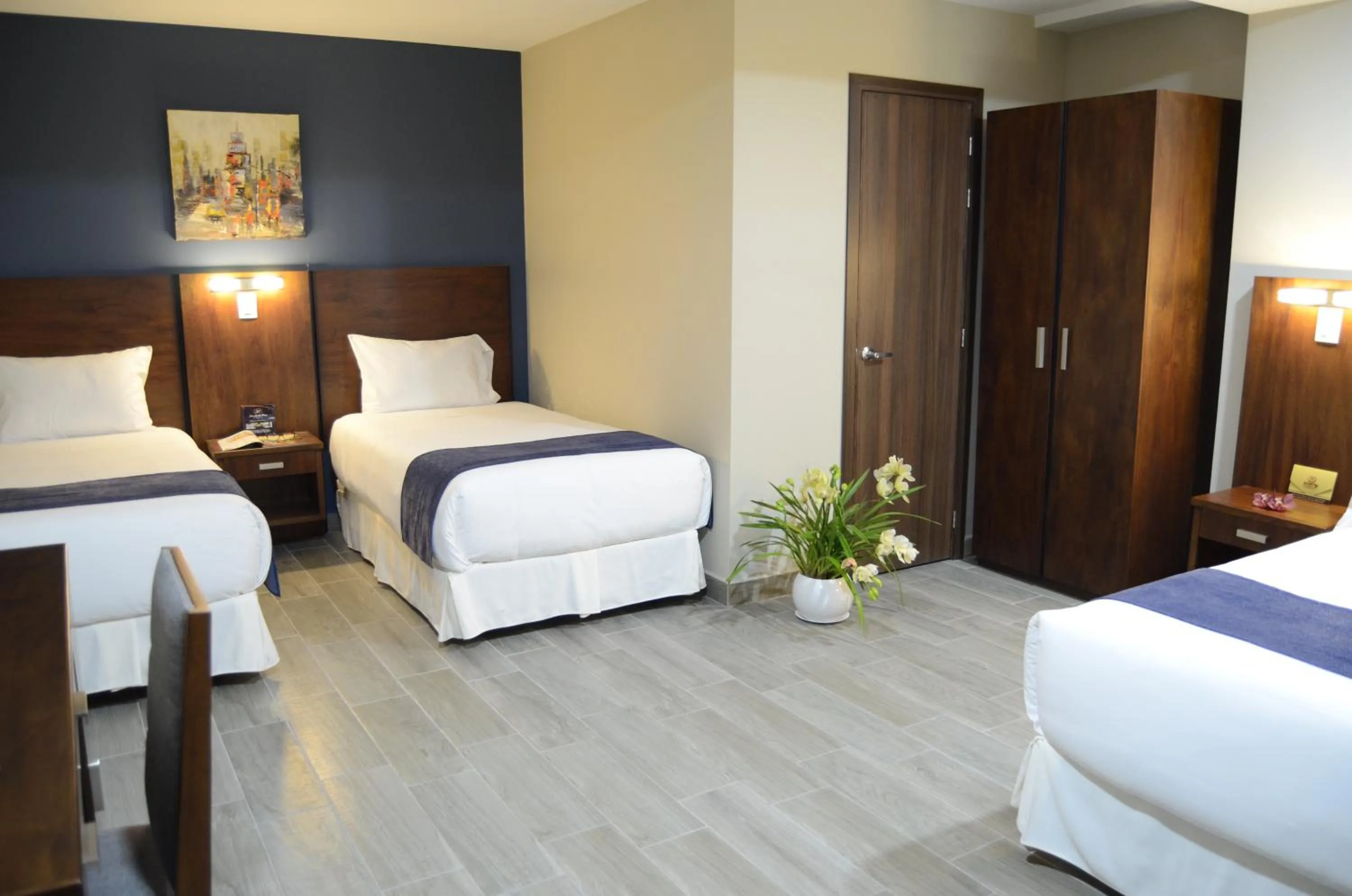 Bed in Hotel San Agustin Plaza