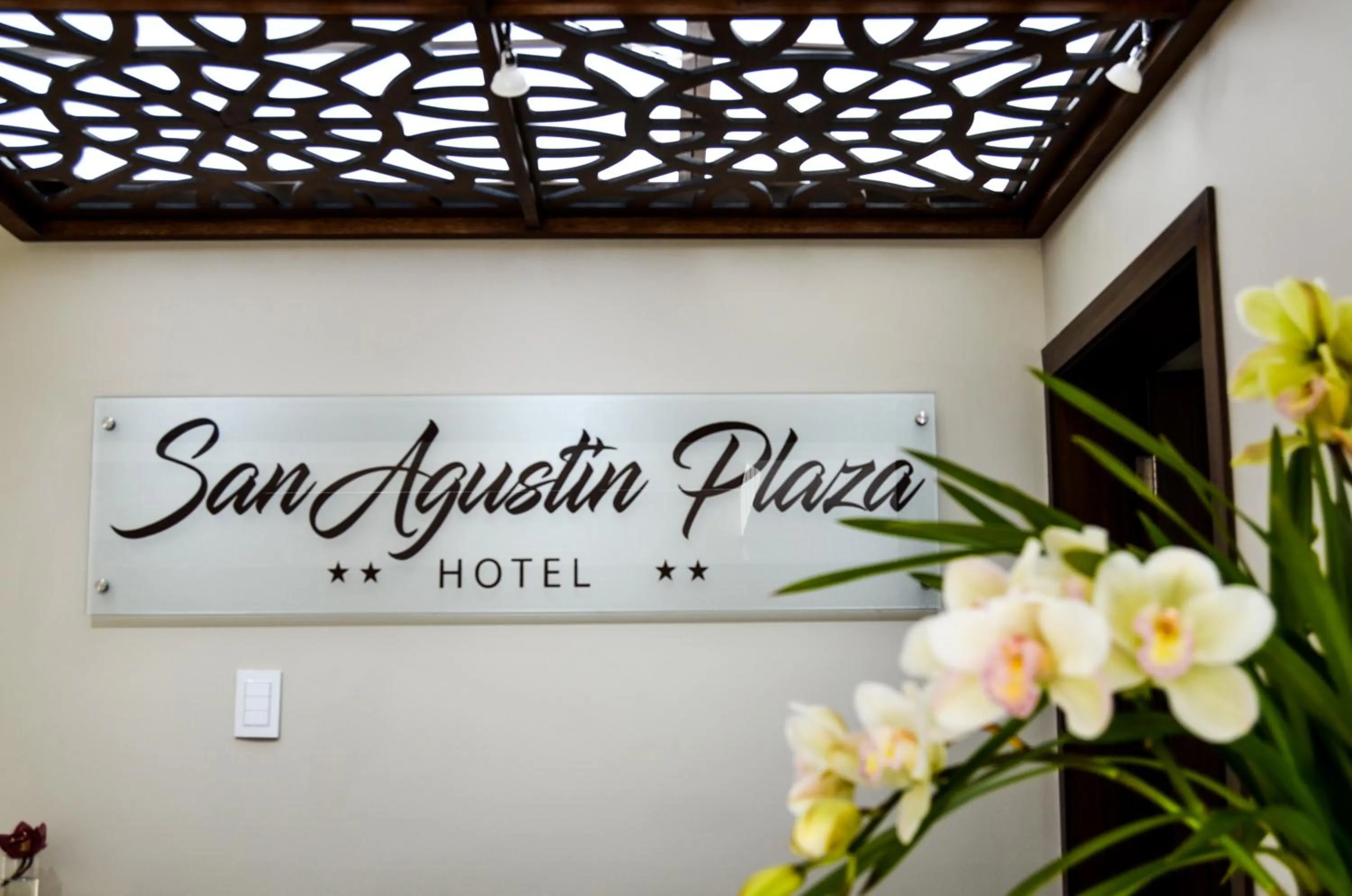 Lobby or reception in Hotel San Agustin Plaza