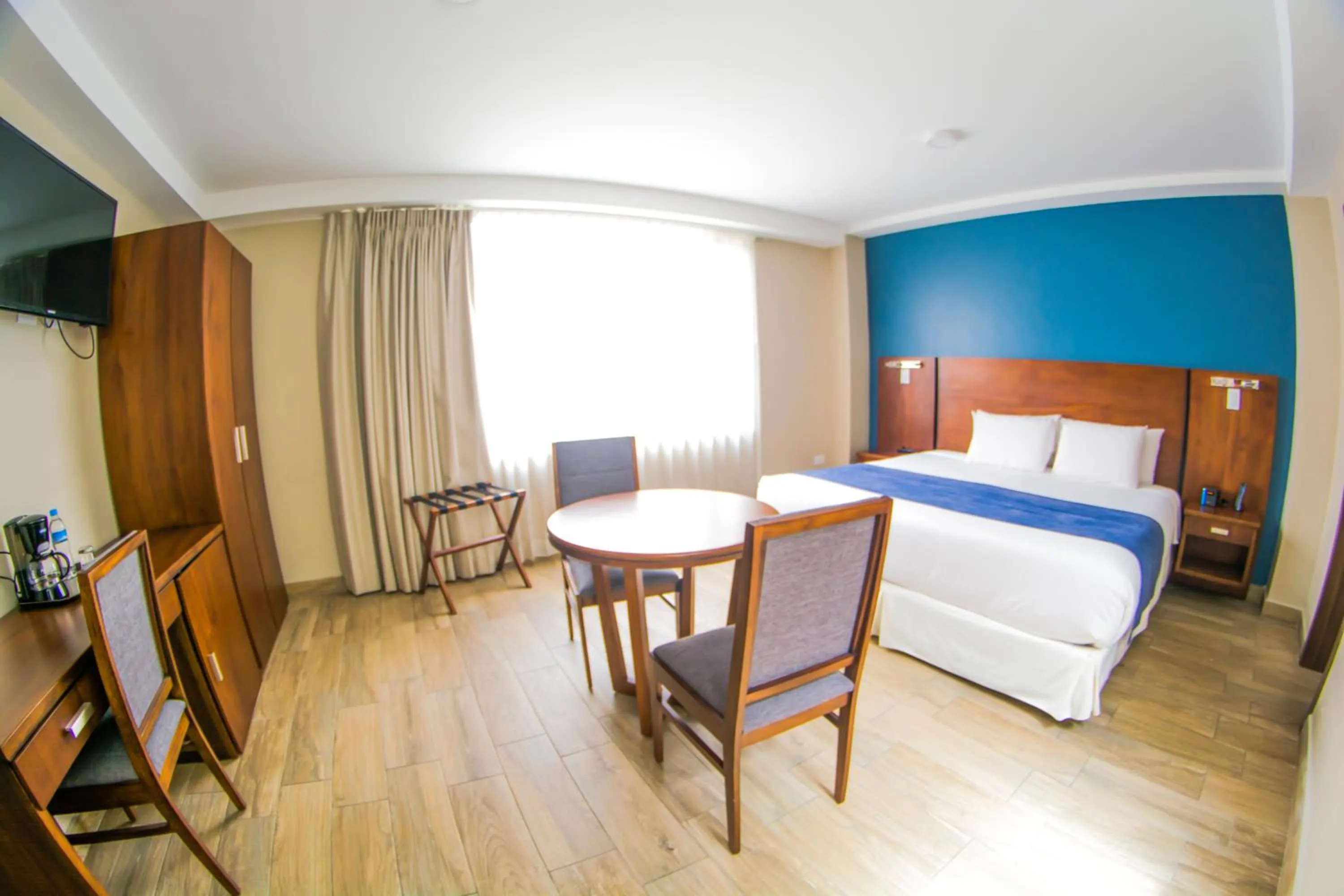 Bed in Hotel San Agustin Plaza