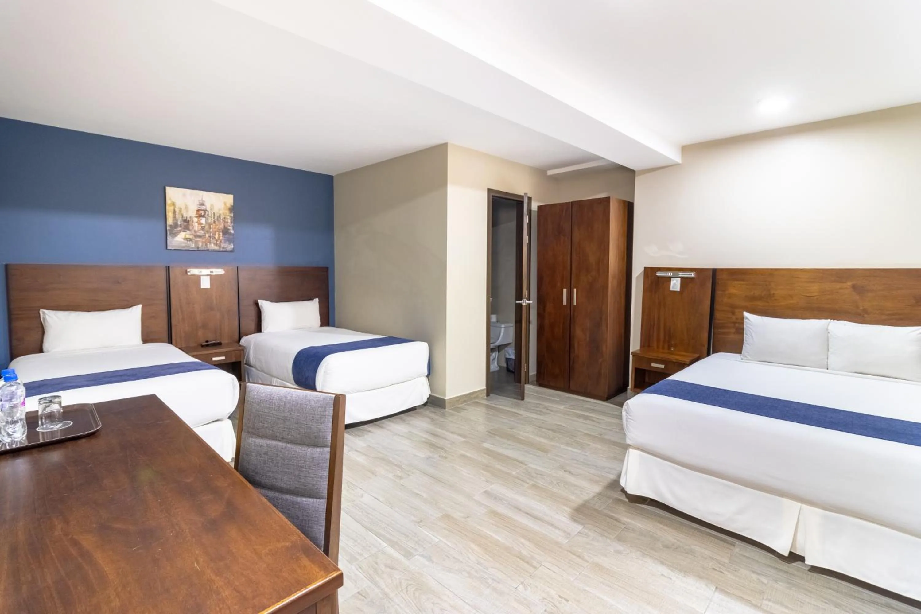 Bed in Hotel San Agustin Plaza