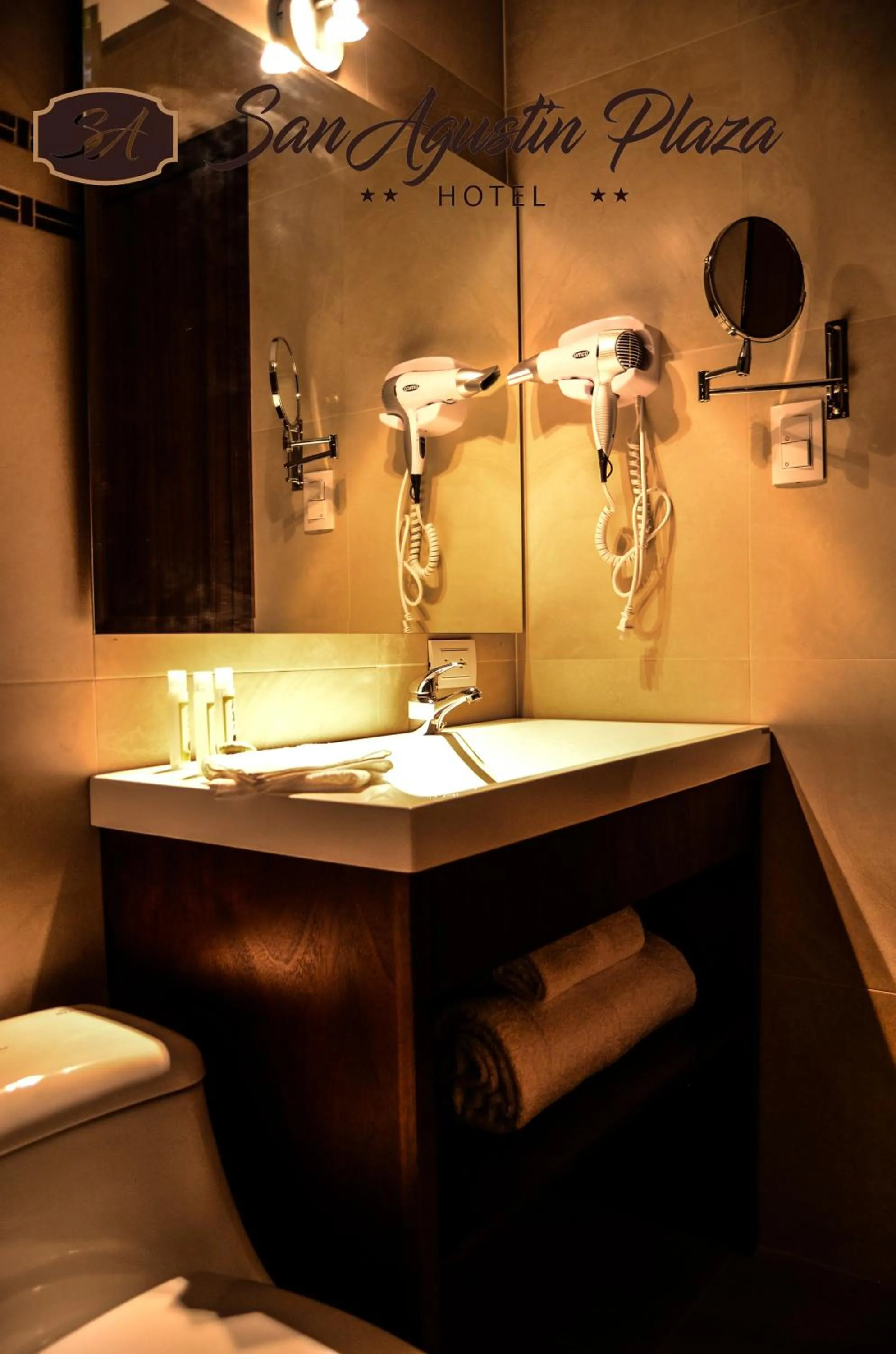 Bathroom in Hotel San Agustin Plaza