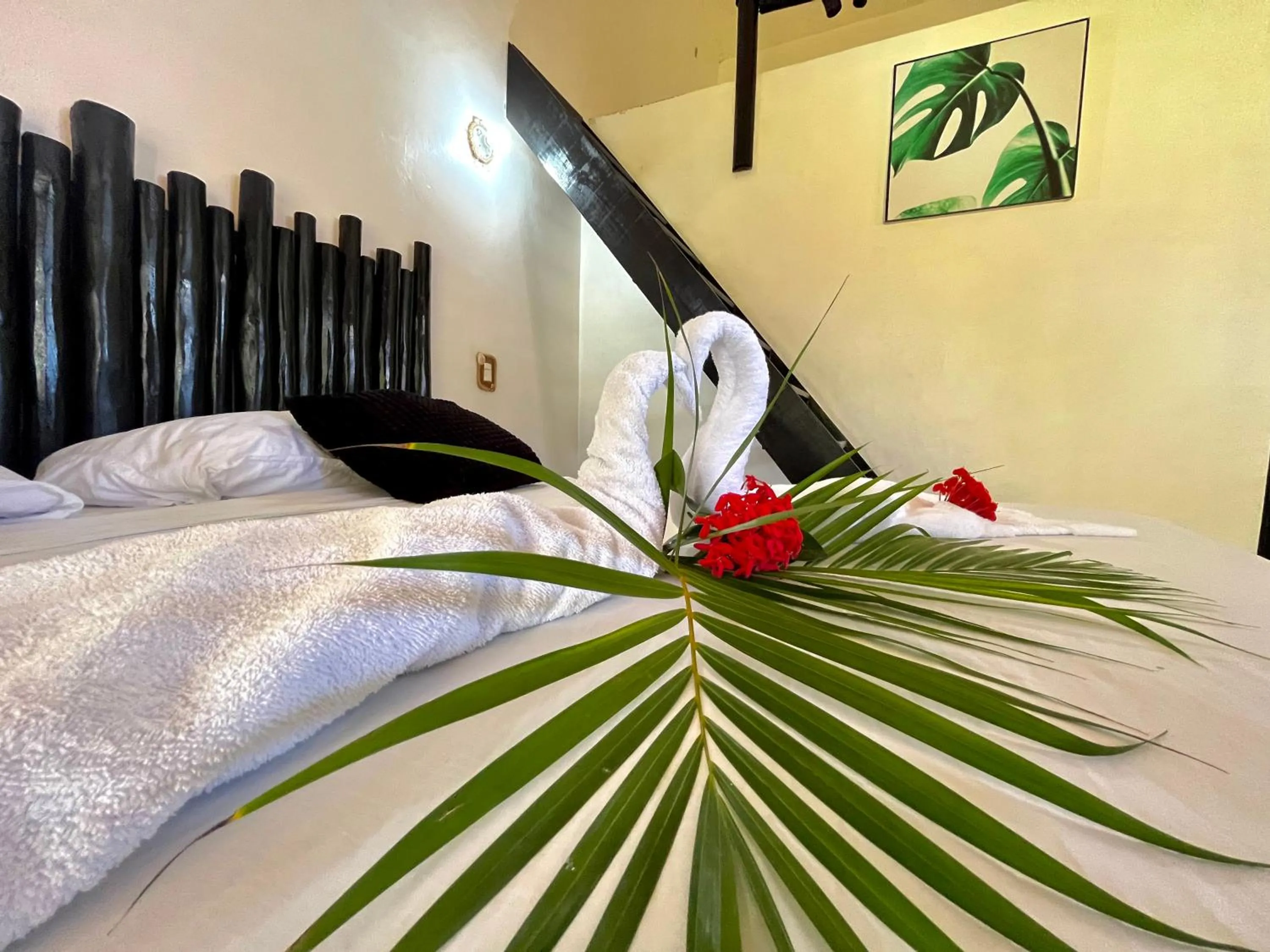 Bed in Hotel Rincon Rubi
