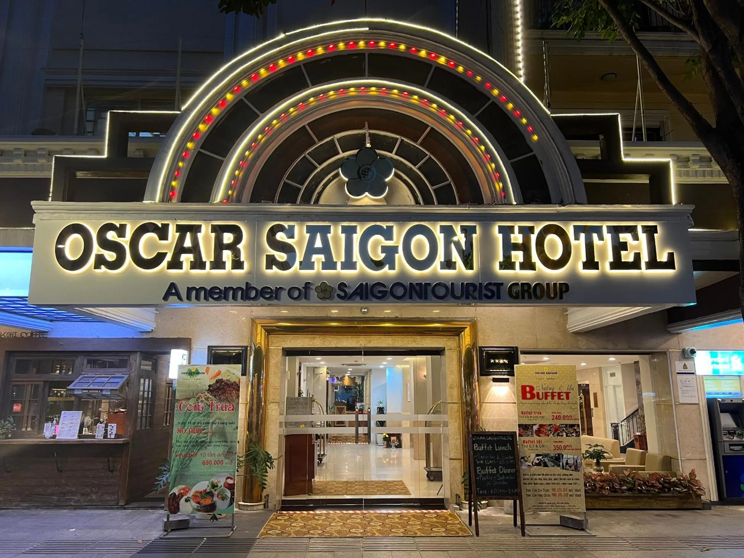 Facade/entrance in Oscar Saigon Hotel