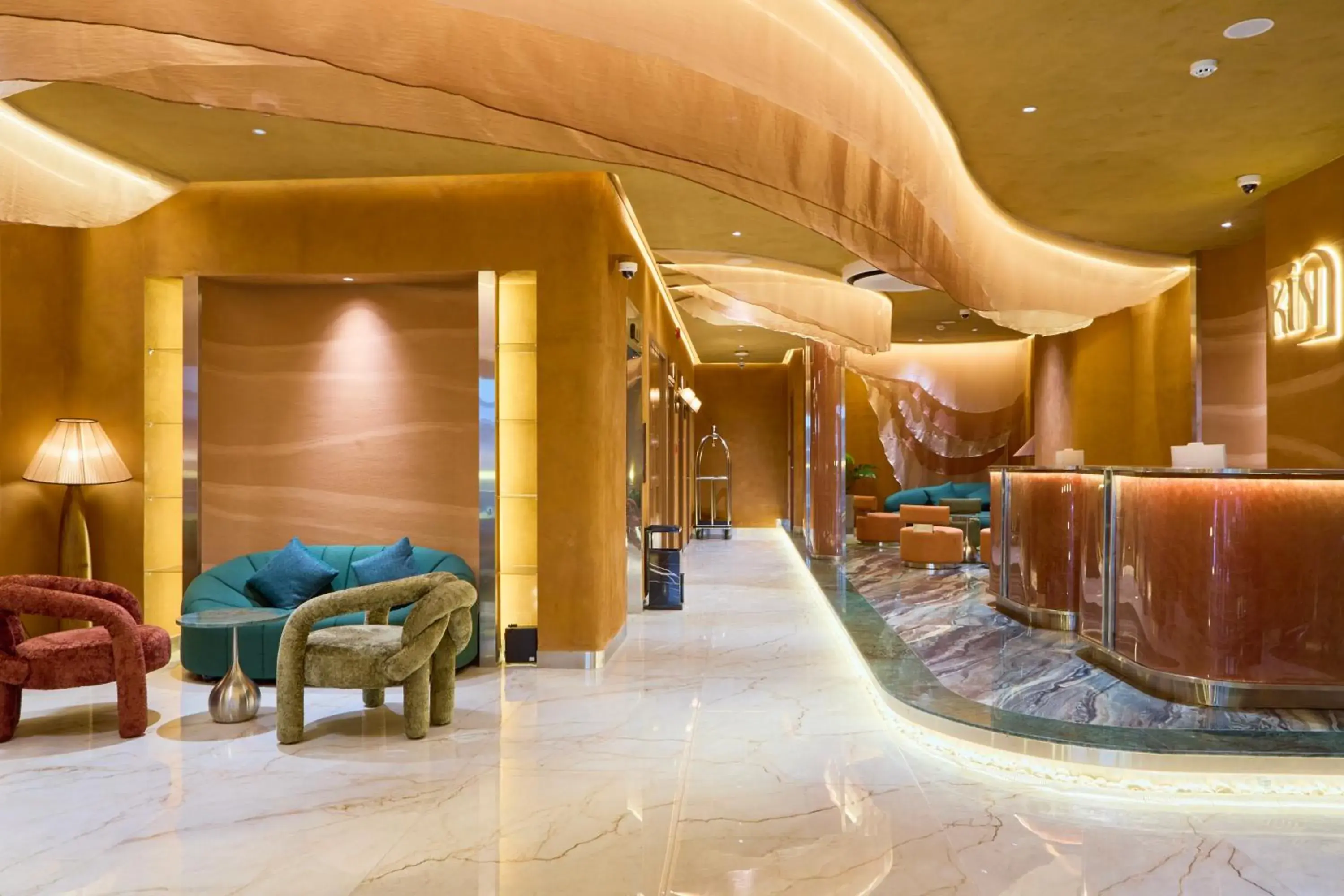 Lobby or reception in Kin Hotel Ly Tu Trong Lobby or reception in Kin Hotel Ly Tu Trong