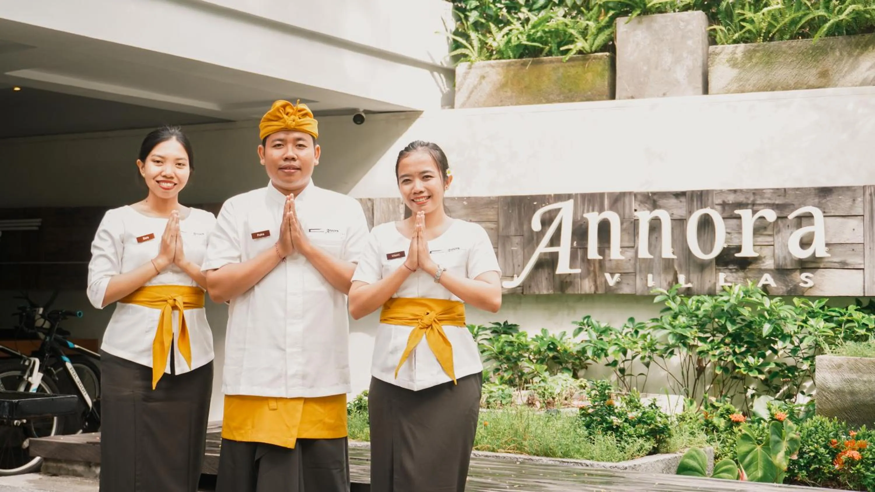 Staff in Annora Villas Seminyak