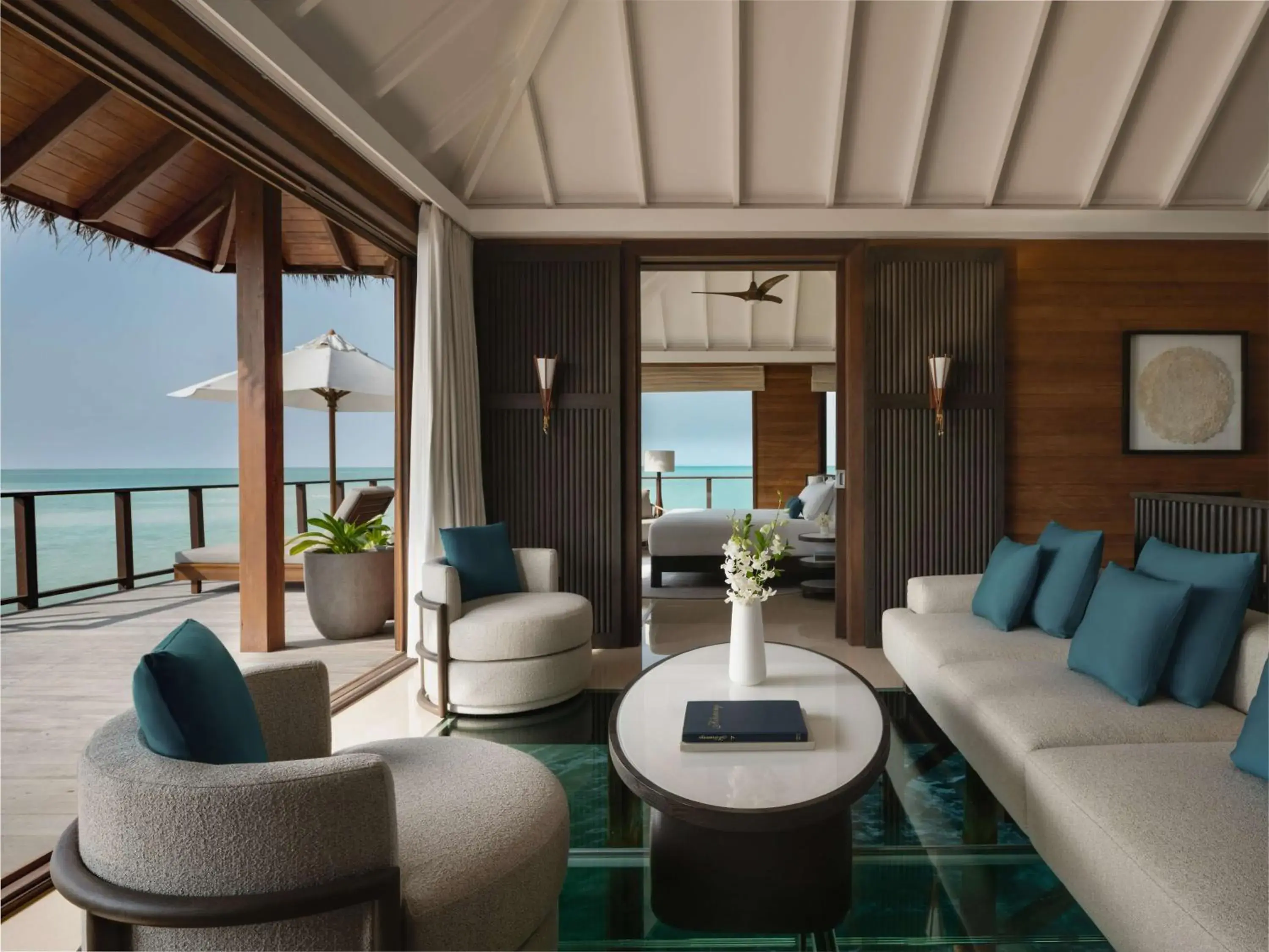 Photo of the whole room in Conrad Maldives Rangali Island Photo of the whole room in Conrad Maldives Rangali Island