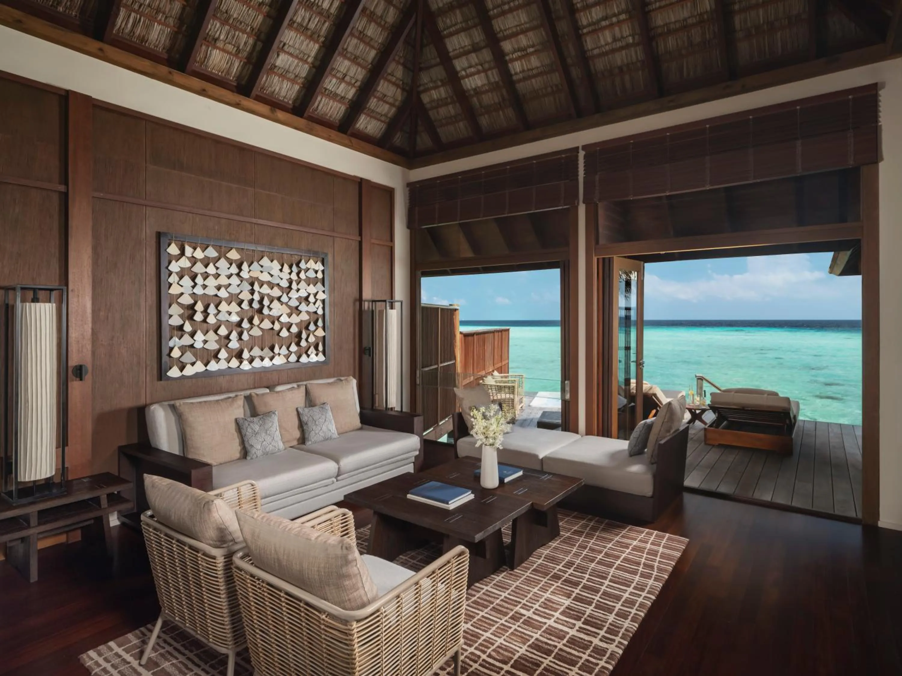 Living room in Conrad Maldives Rangali Island