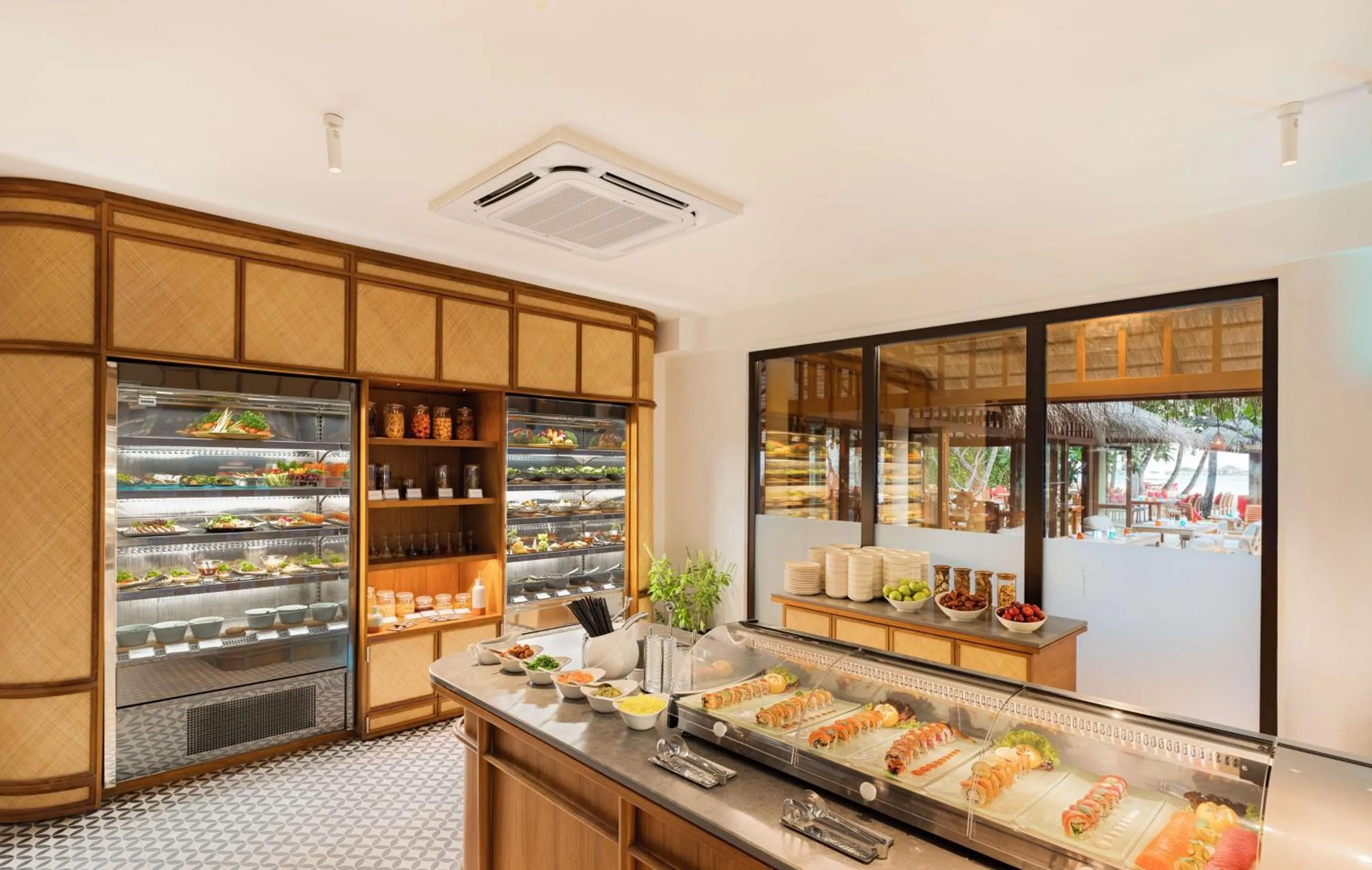 Dining area in Conrad Maldives Rangali Island