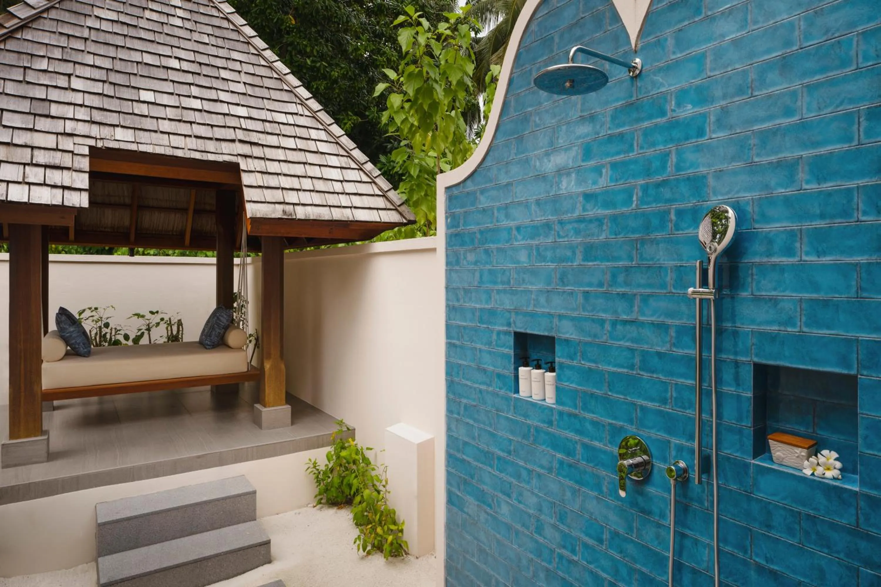 Open Air Bath in Conrad Maldives Rangali Island