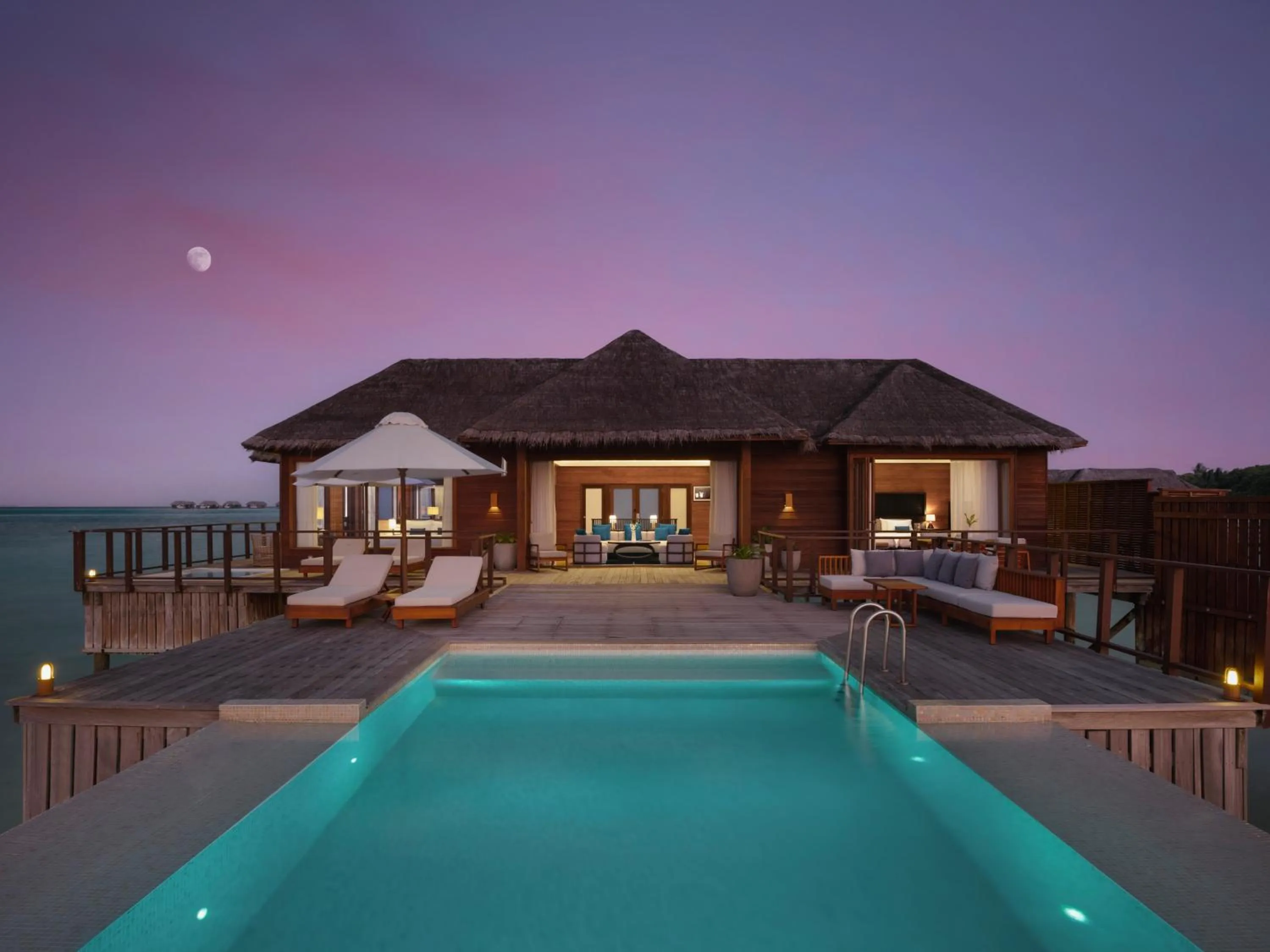 Swimming pool in Conrad Maldives Rangali Island