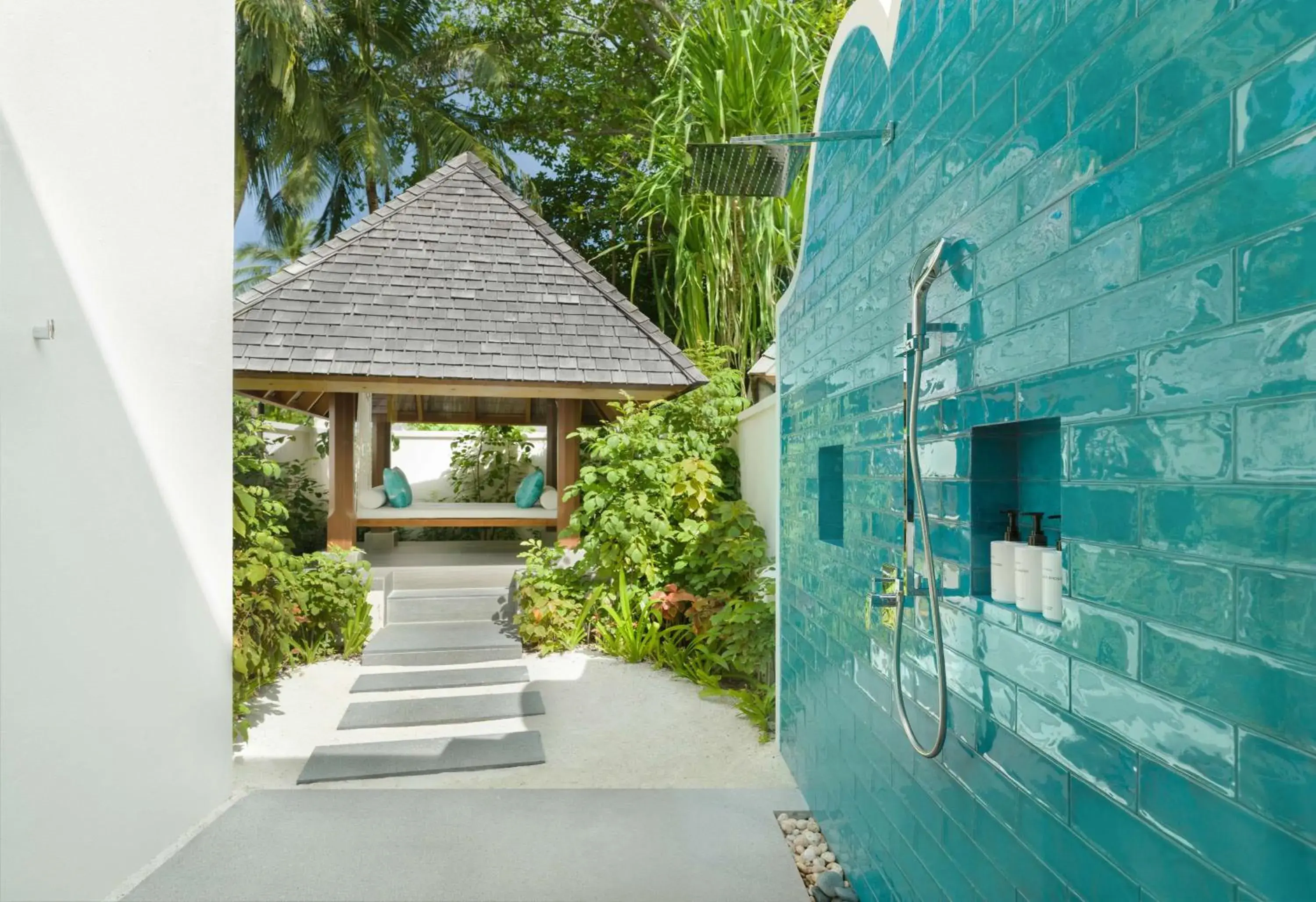 Bathroom in Conrad Maldives Rangali Island Bathroom in Conrad Maldives Rangali Island