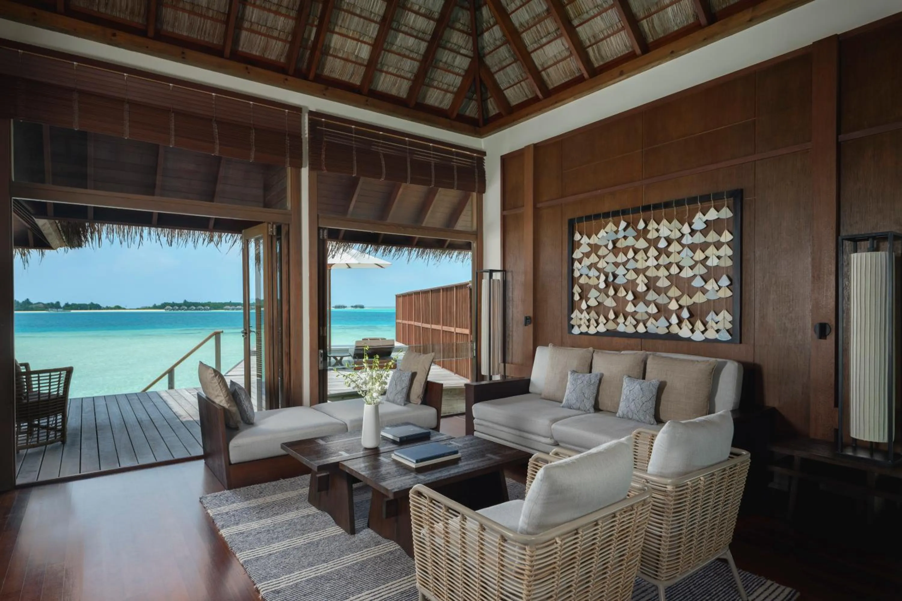 Living room in Conrad Maldives Rangali Island
