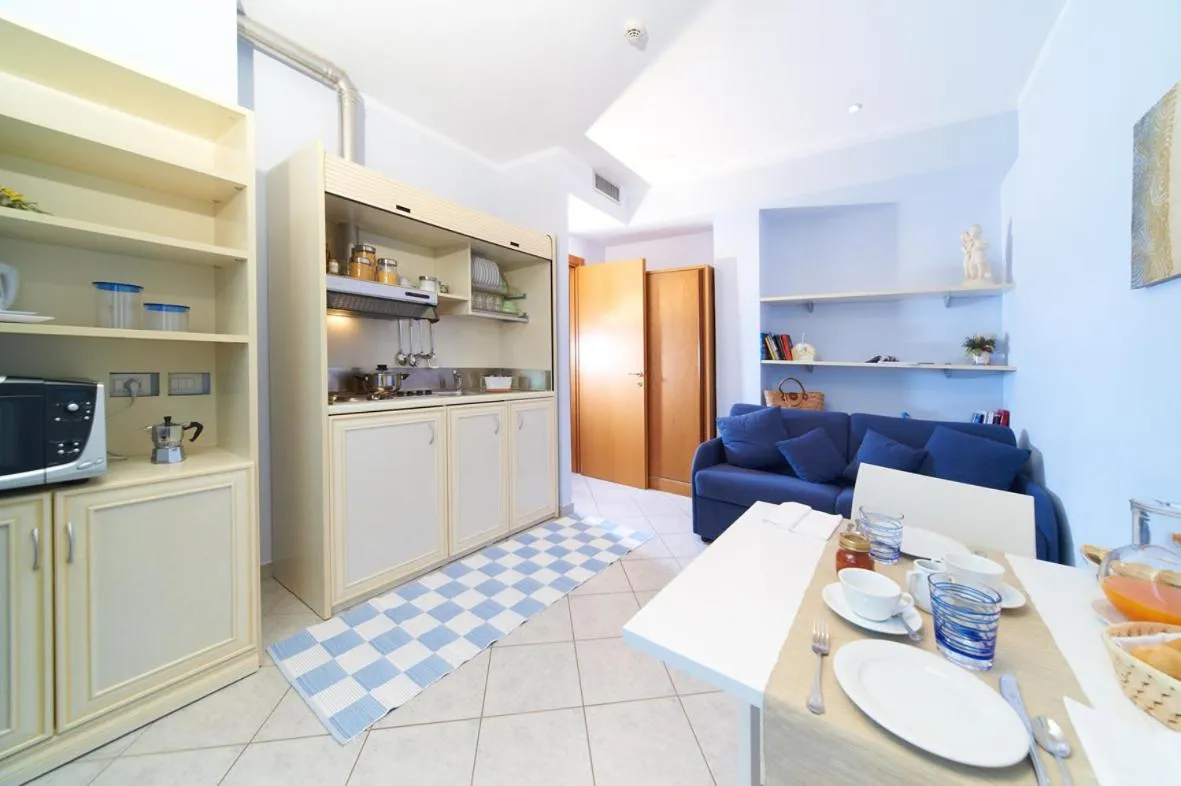 Kitchen or kitchenette in Hotel Sirio