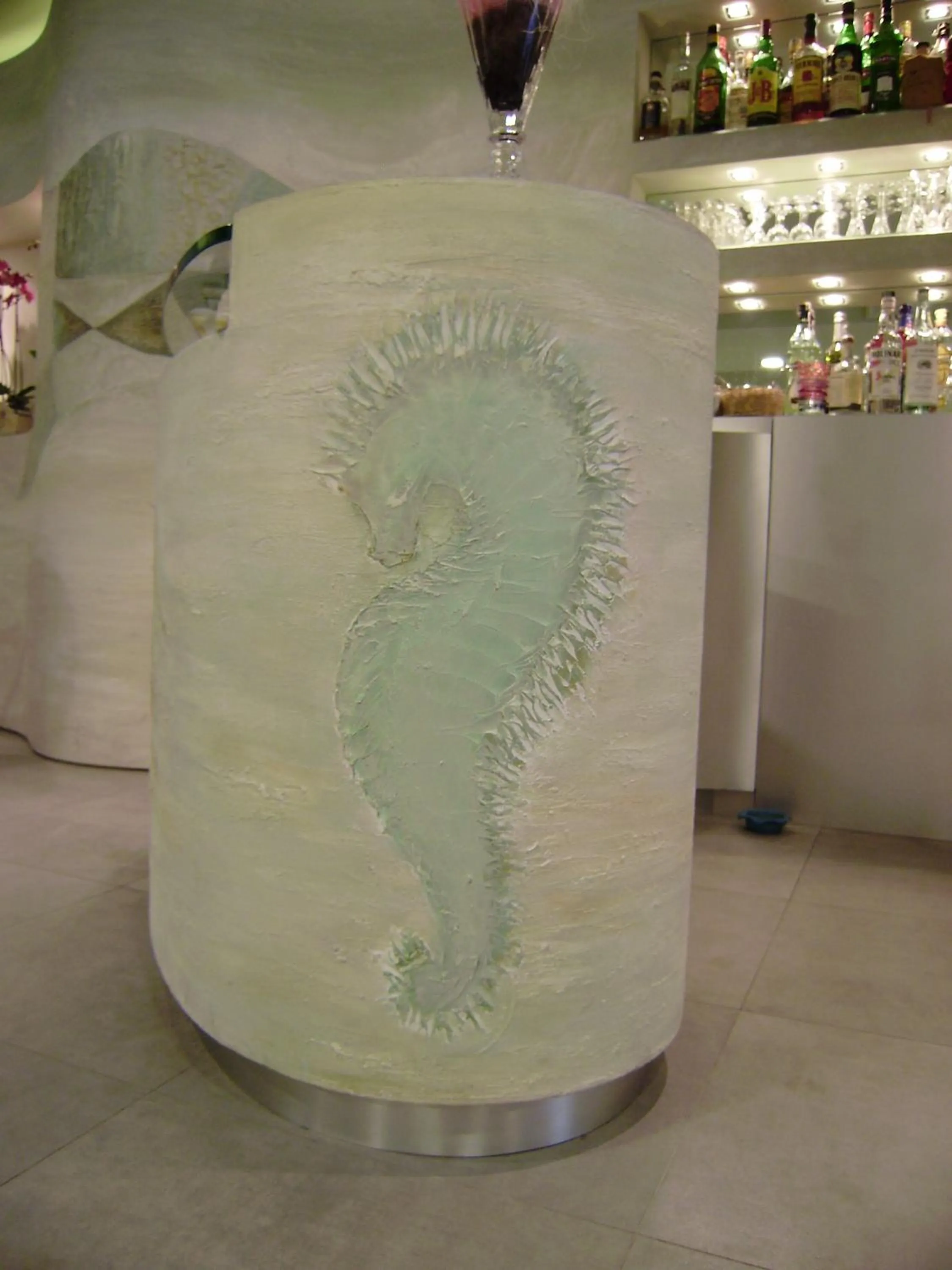 Decorative detail in Hotel Sirio