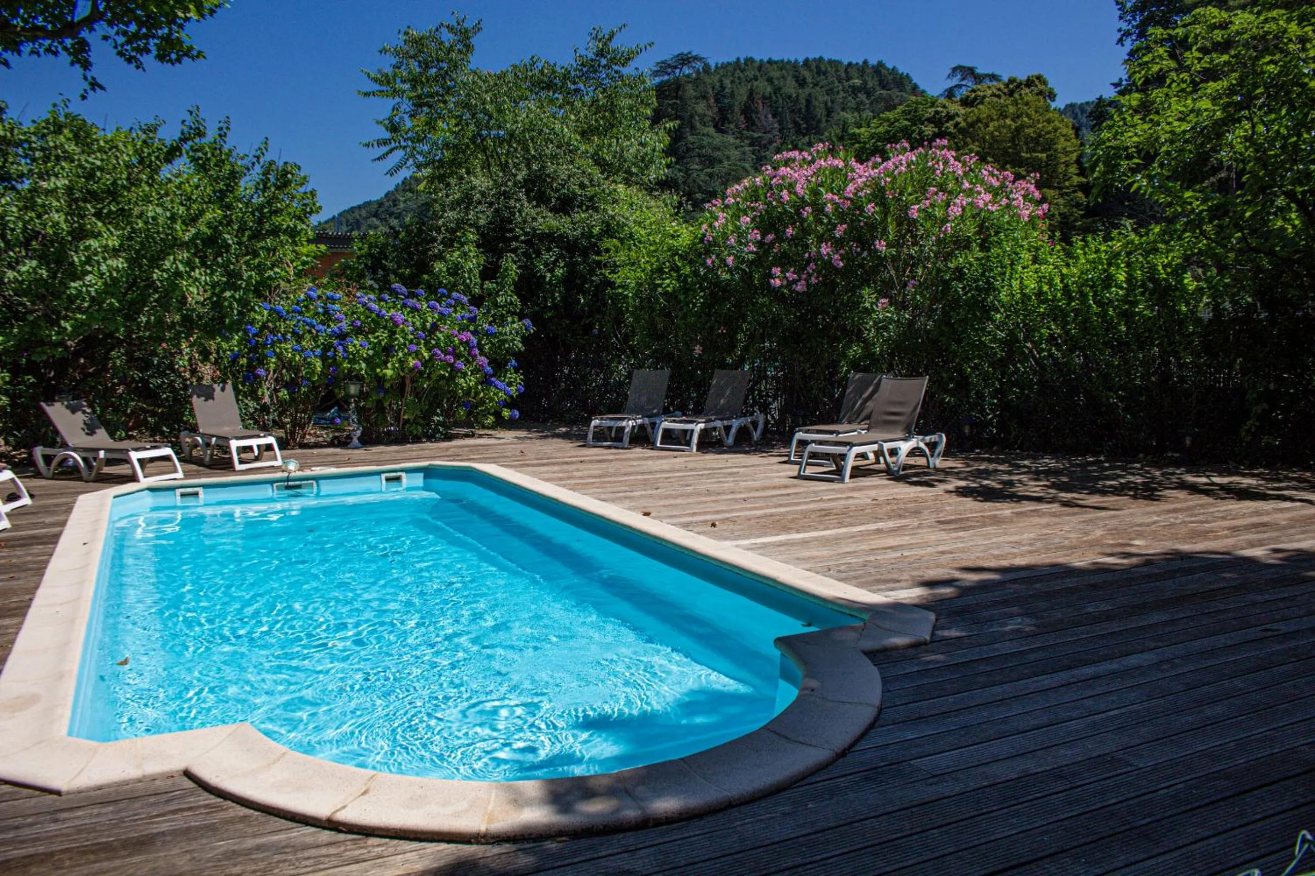 Swimming pool in Hôtel Helvie - Teritoria