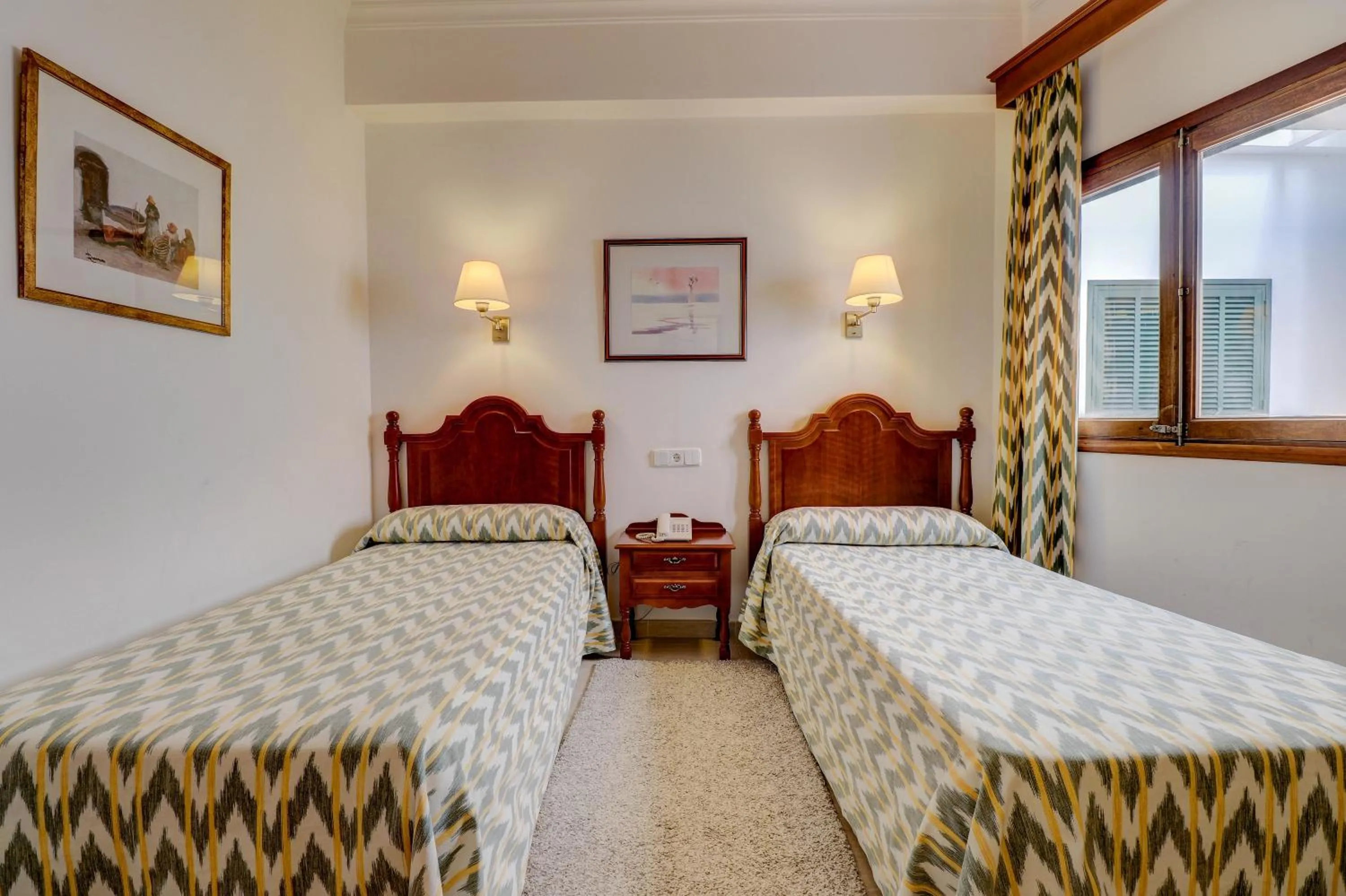 Bed in Hotel Sis Pins