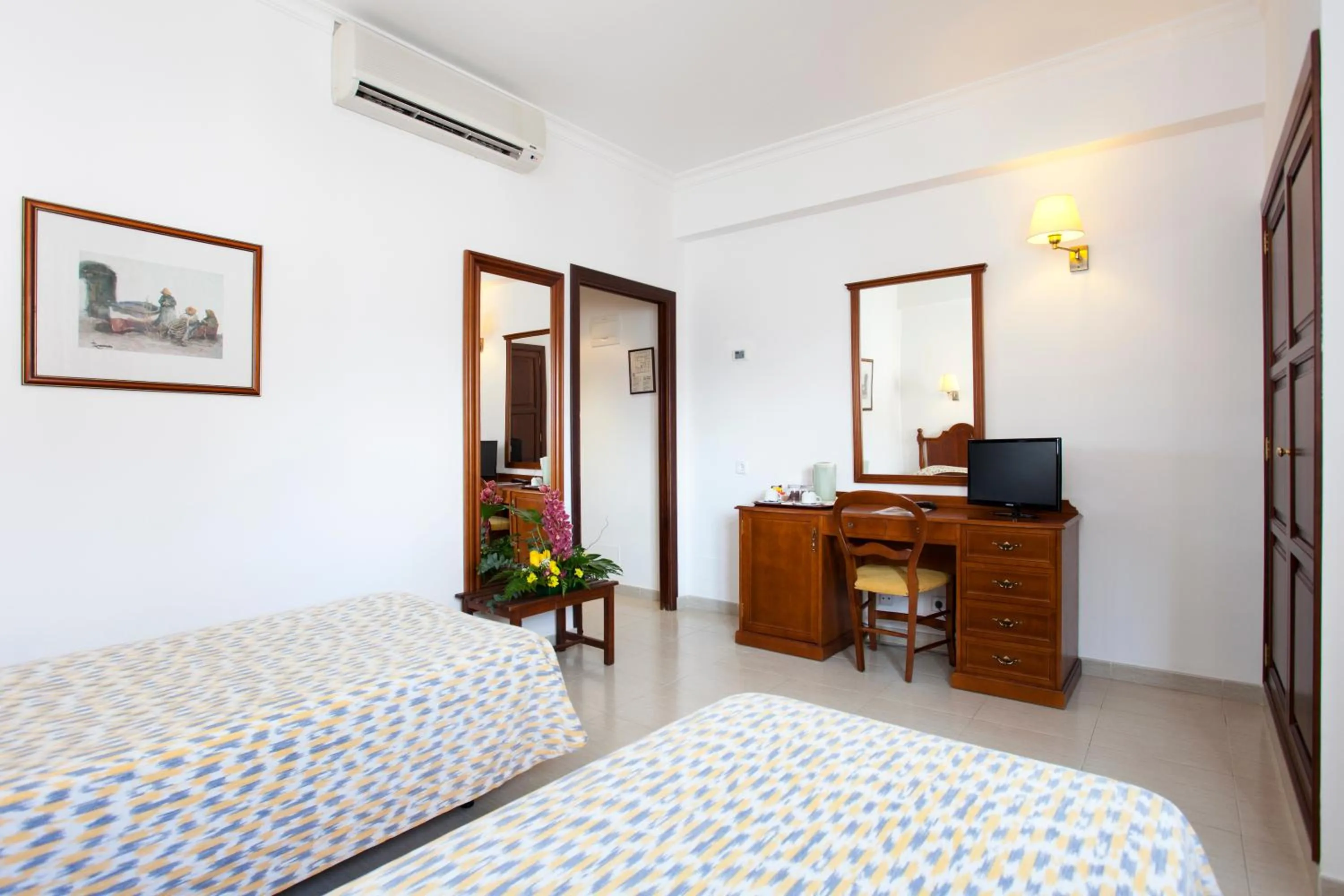 Bed in Hotel Sis Pins