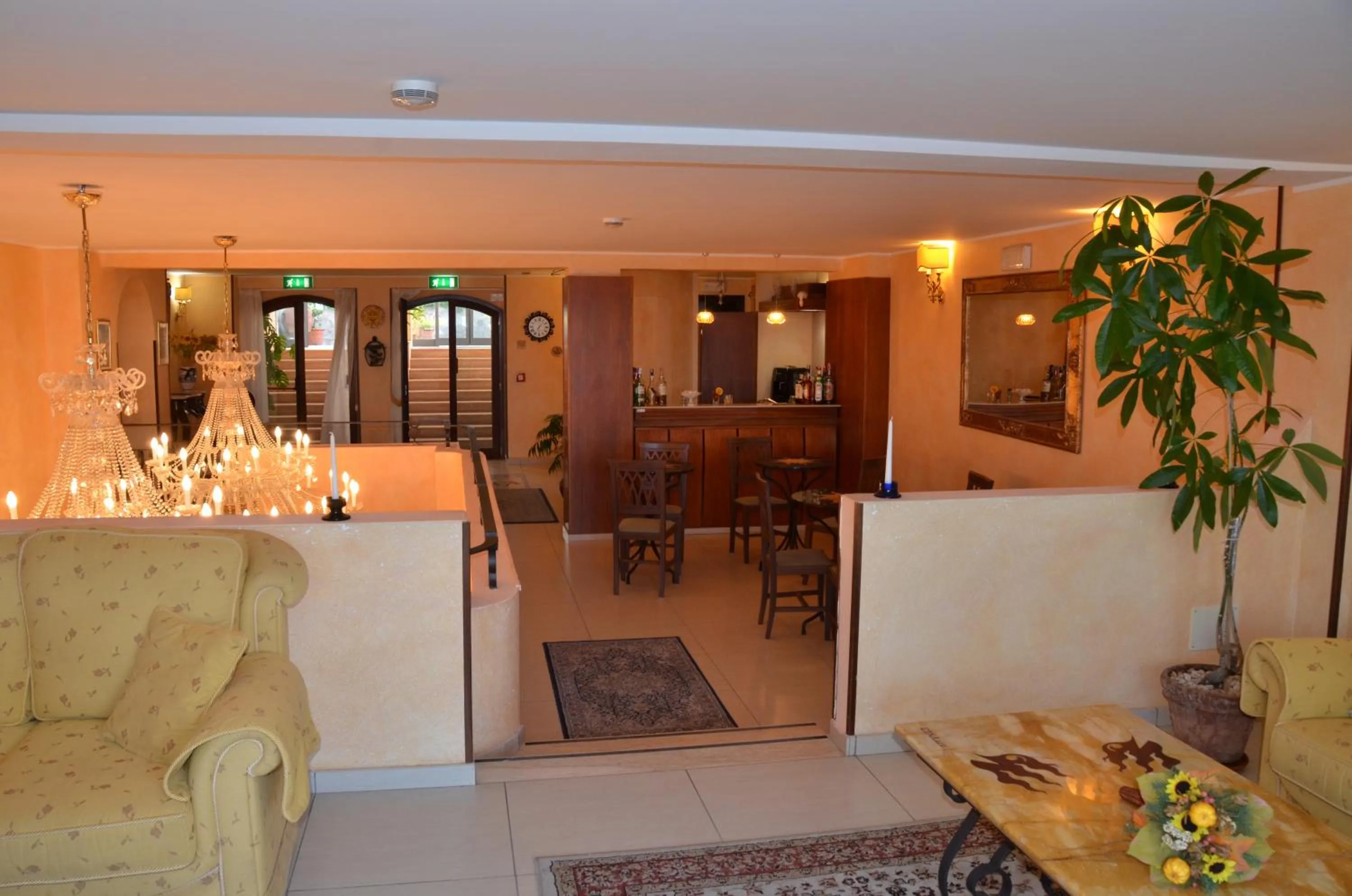 Lounge or bar in Kalos Hotel