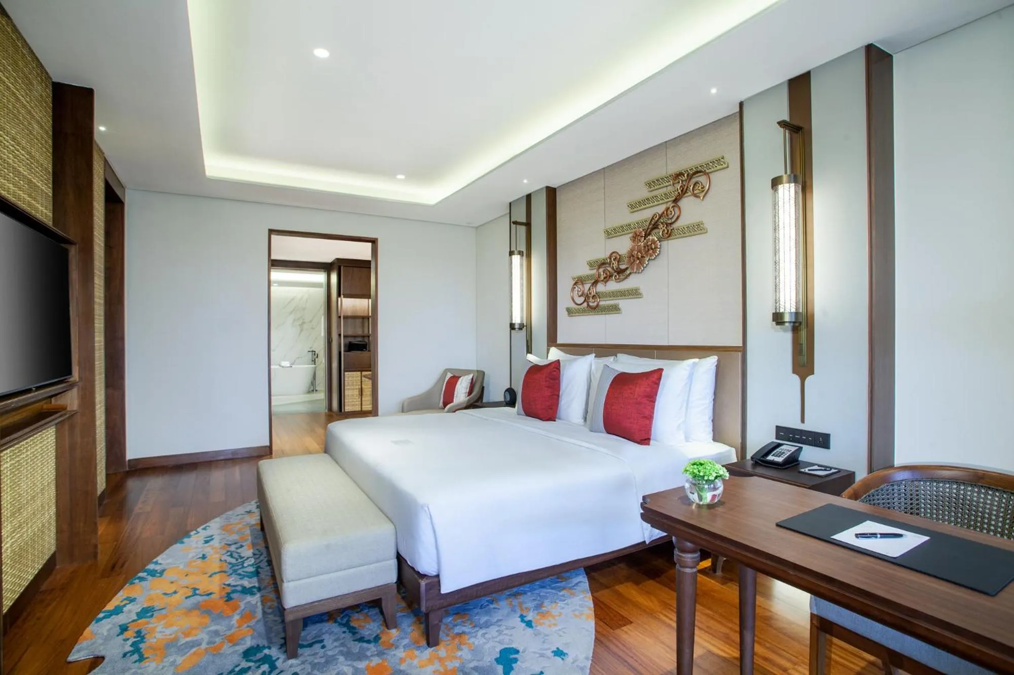 Bed in Mason Pine Hotel Bandung