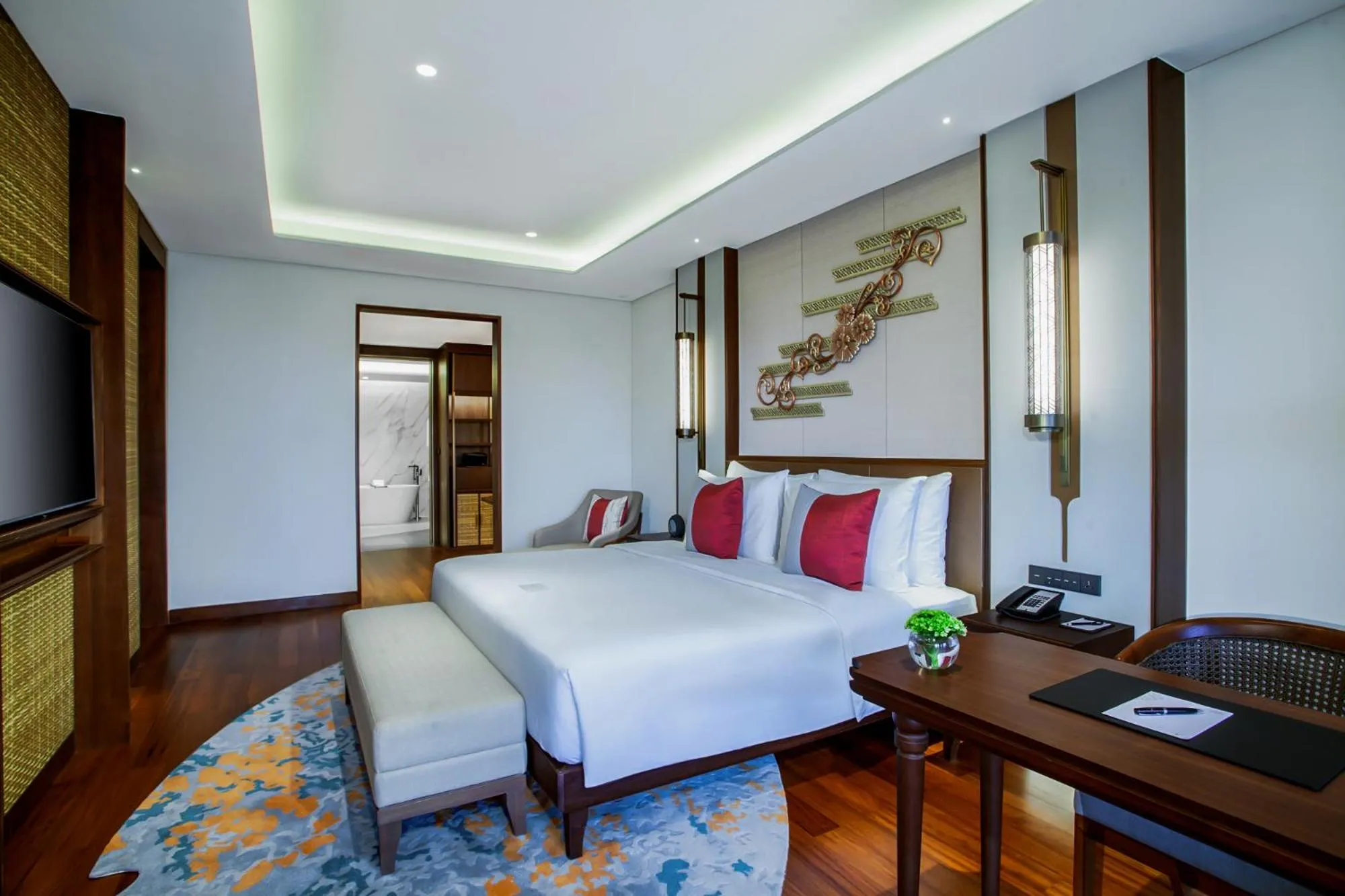 Bed in Mason Pine Hotel Bandung