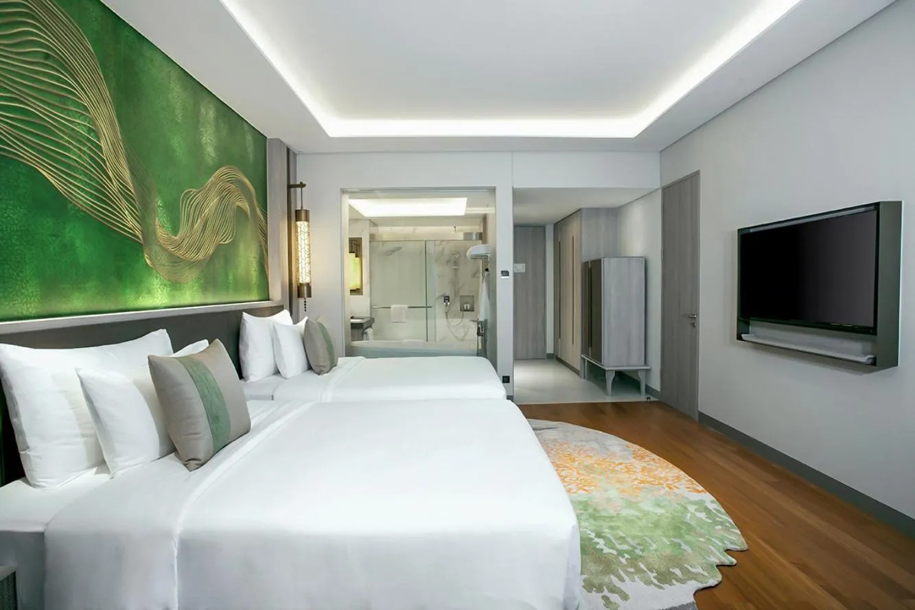 Bed in Mason Pine Hotel Bandung