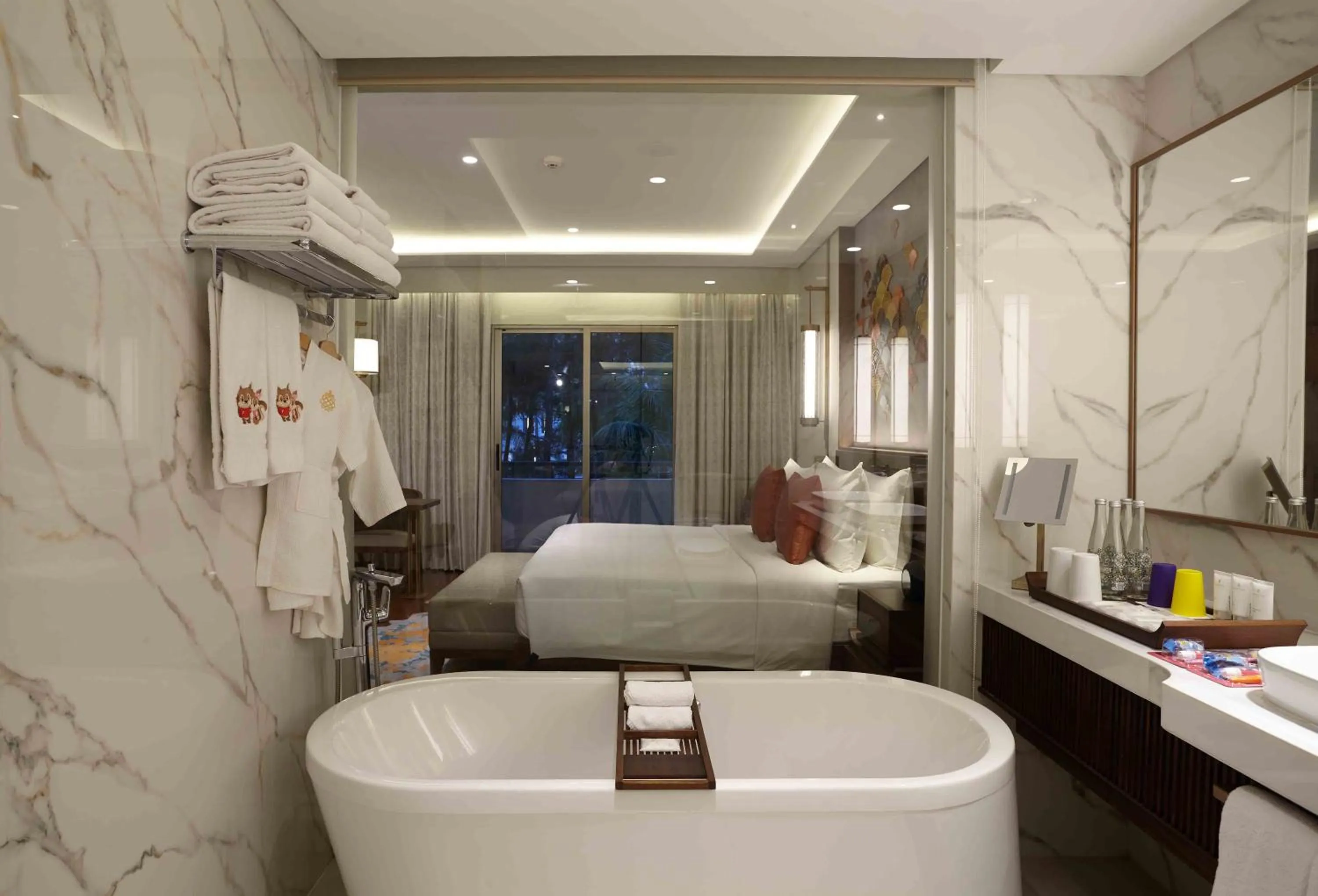 Bed in Mason Pine Hotel Bandung