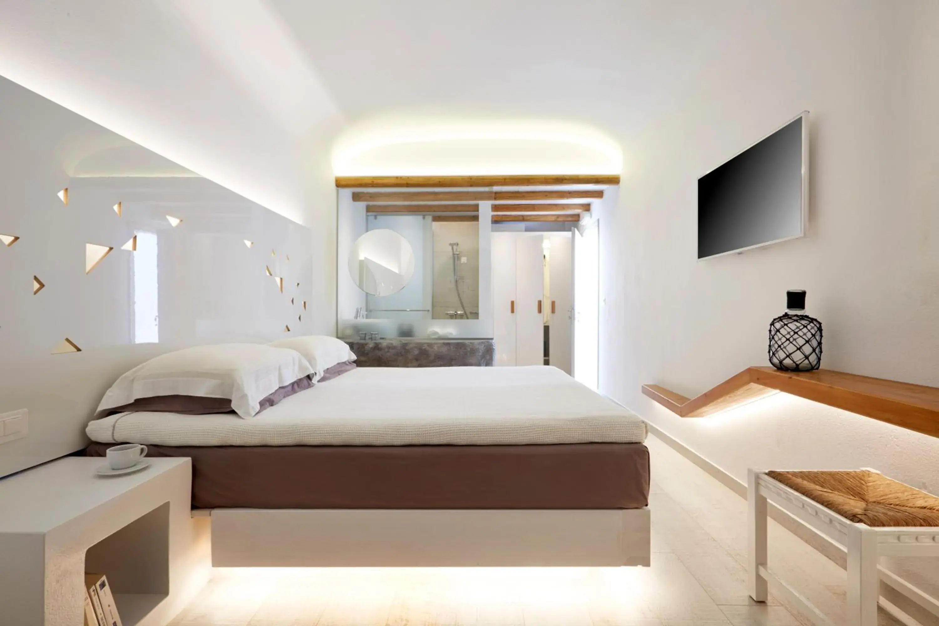 Bed in Vrahos Boutique Hotel Bed in Vrahos Boutique Hotel