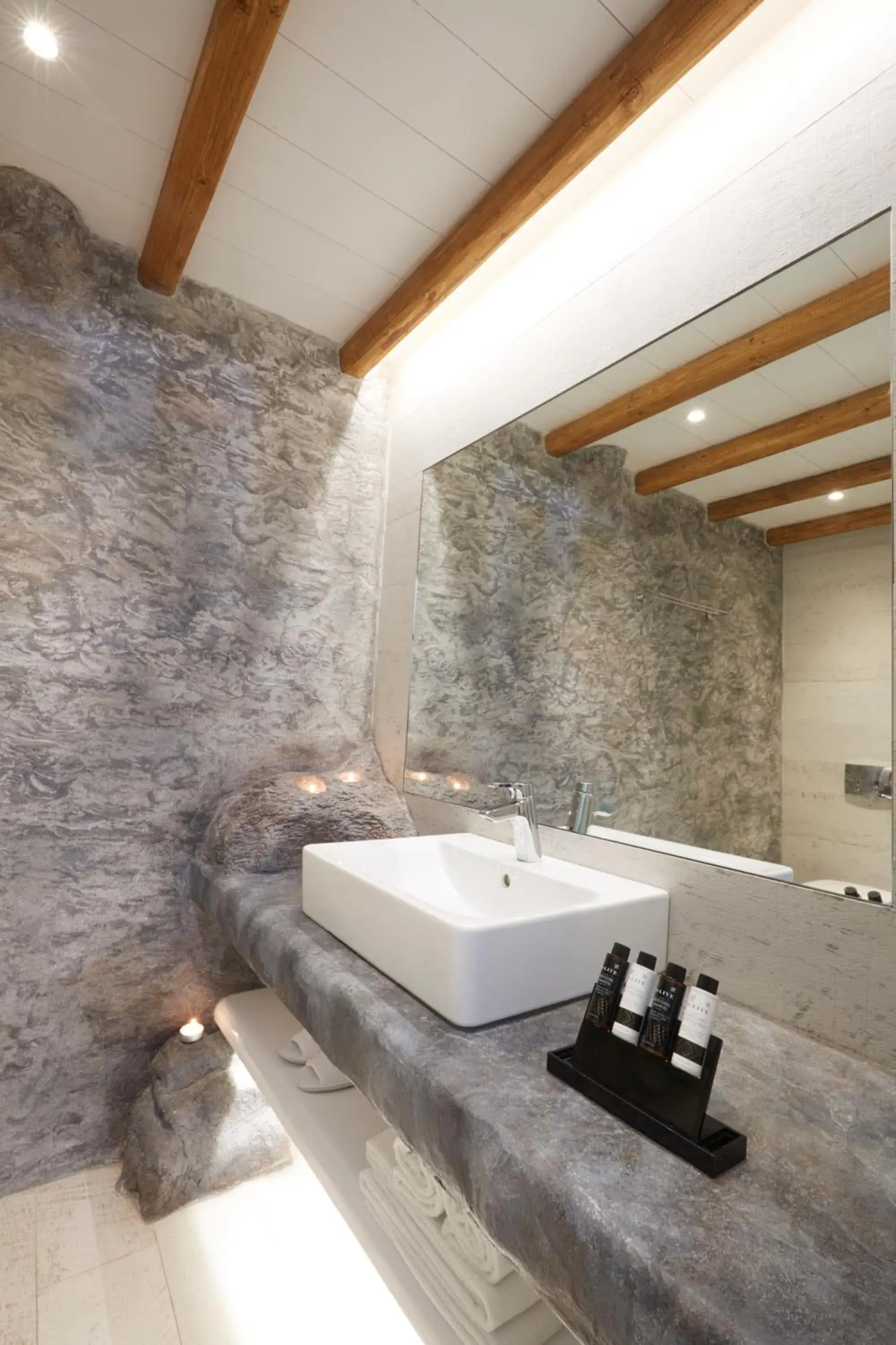 Bathroom in Vrahos Boutique Hotel Bathroom in Vrahos Boutique Hotel