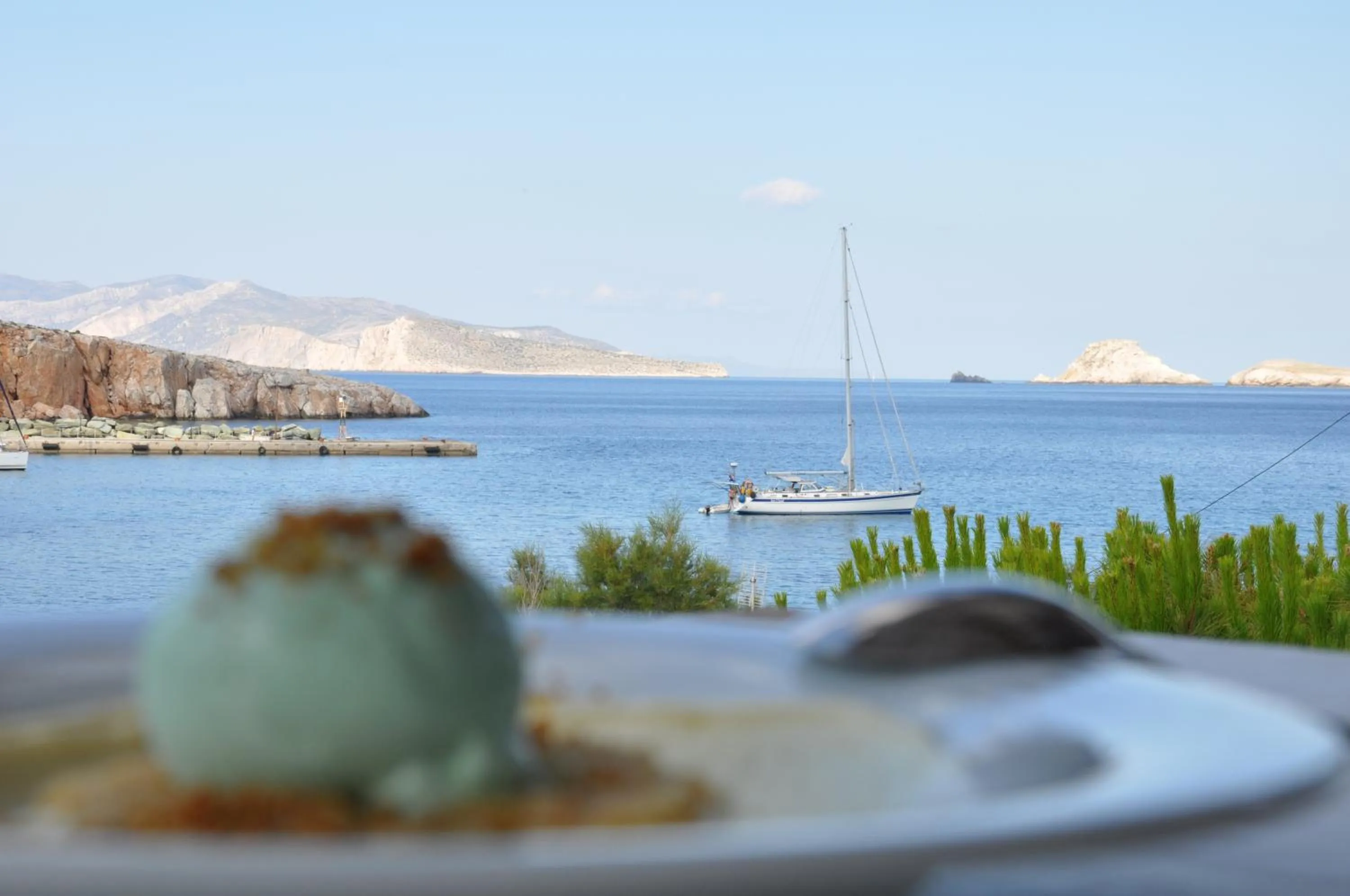 Food close-up in Vrahos Boutique Hotel