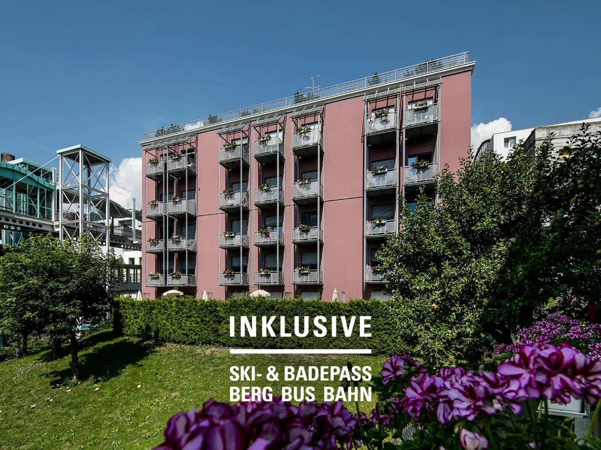 Property building in Badehotel Belvair Property building in Badehotel Belvair