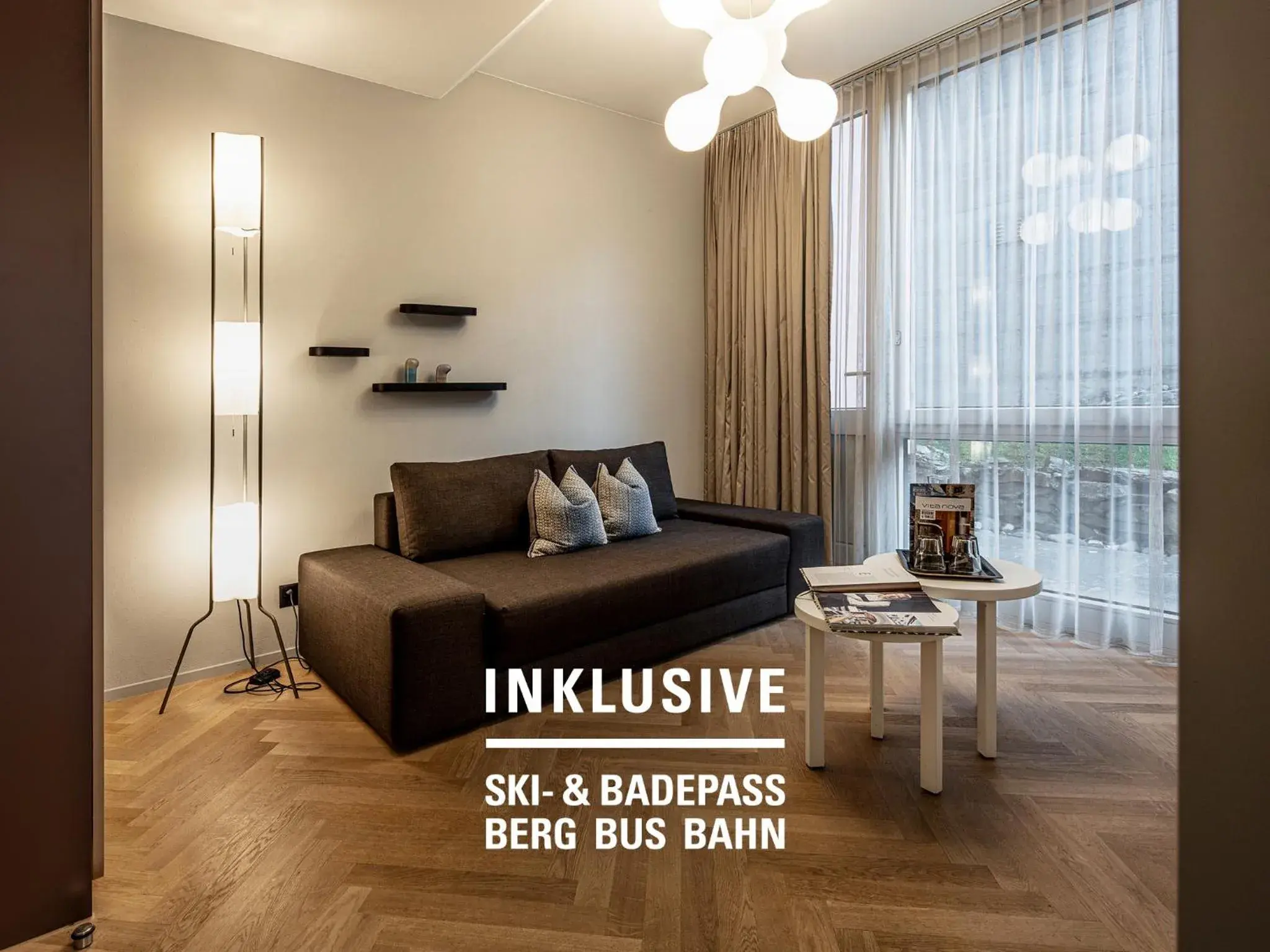 Living room in Badehotel Belvair Living room in Badehotel Belvair