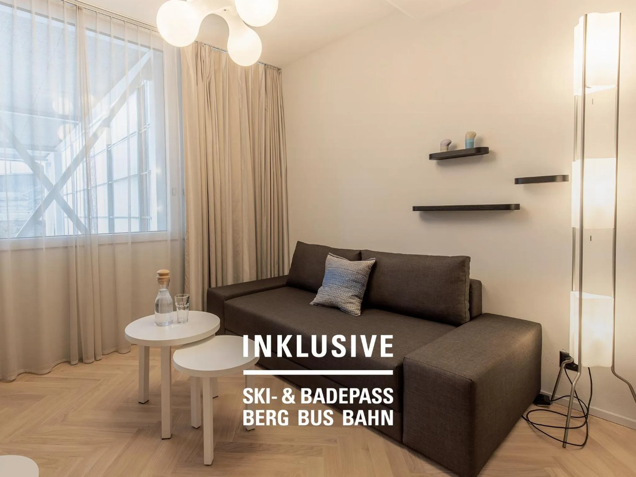 Living room in Badehotel Belvair